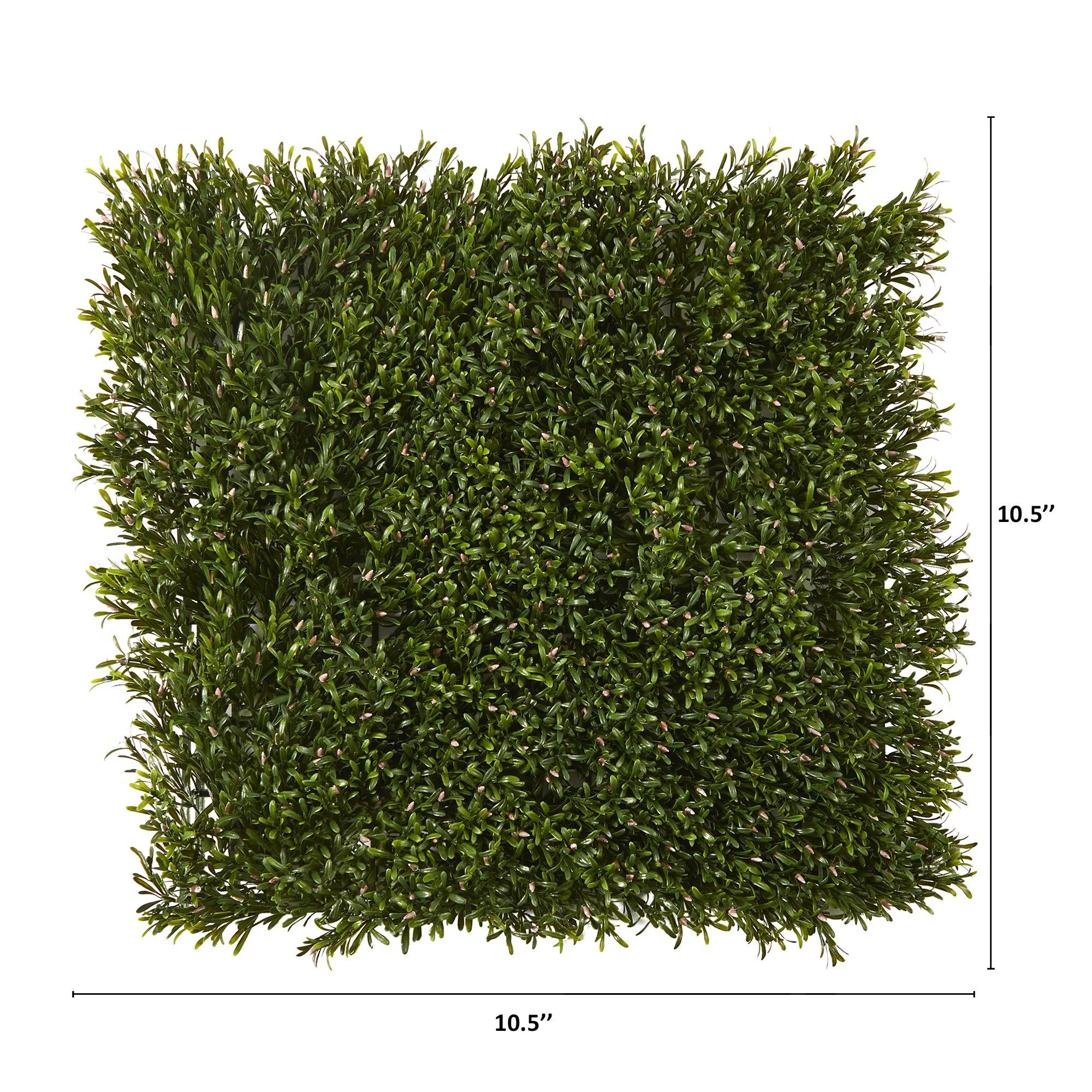 10.5” x 10.5” Rosemary Artificial Wall Mat UV Resistant (Indoor/Outdoor) (Set of 4) Trellis - Image 2