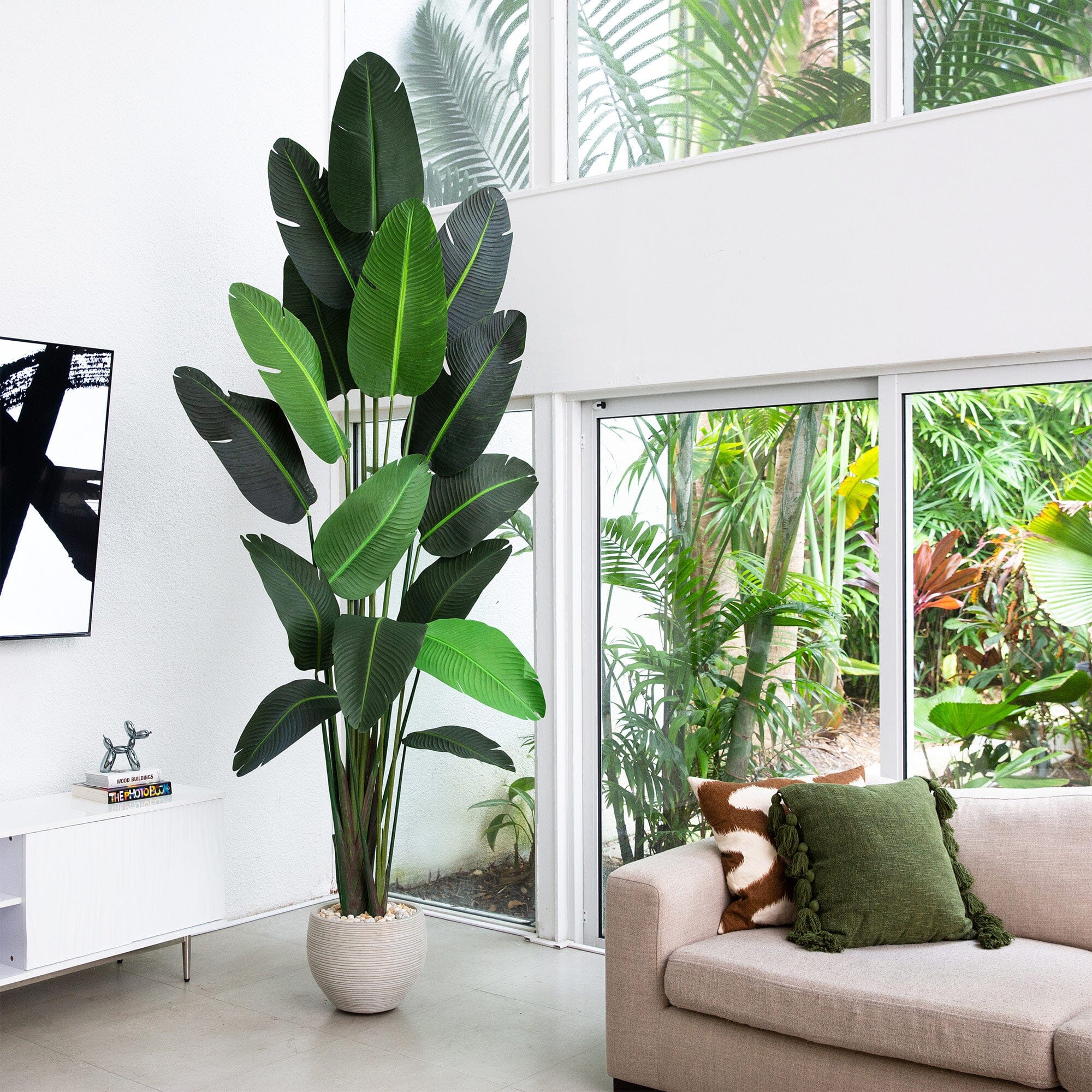 10’ Artificial Travelers Palm Tree - Image 3