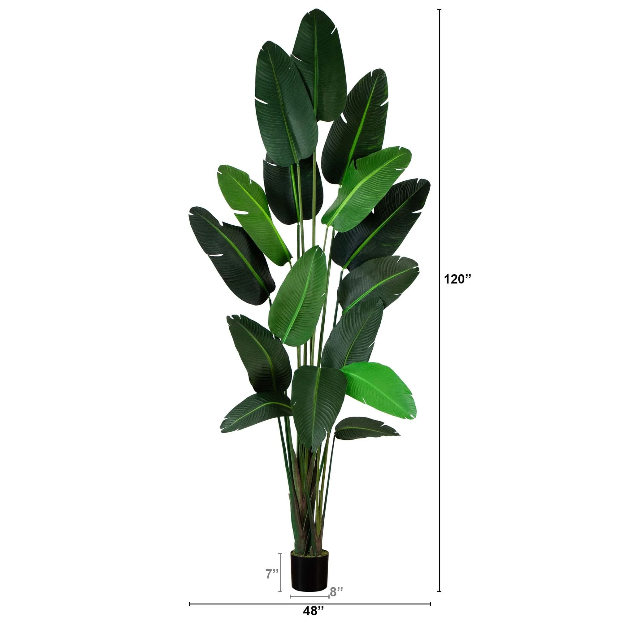 10’ Artificial Travelers Palm Tree - Image 7