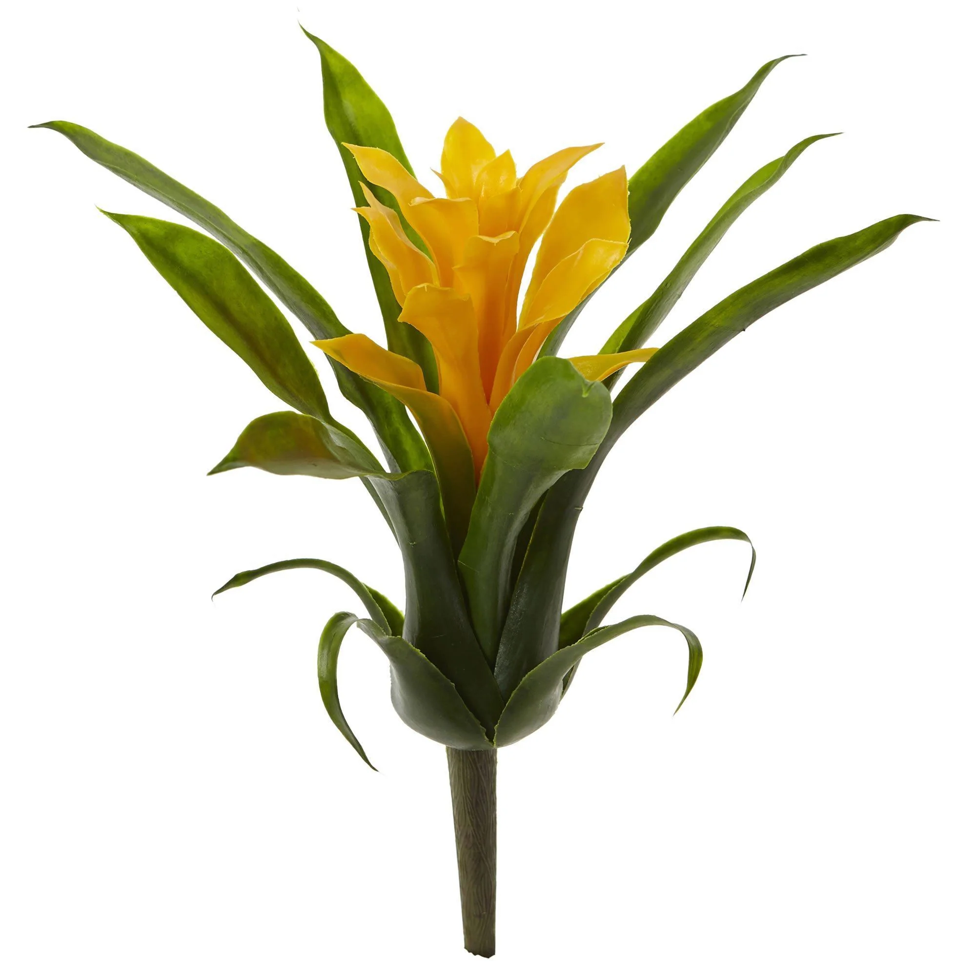 10” Bromeliad Artificial Flower (Set of 6) - Image 6