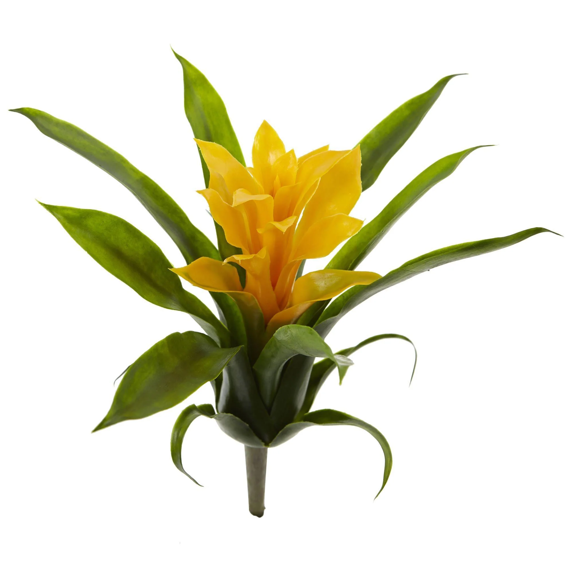10” Bromeliad Artificial Flower (Set of 6) - Image 7