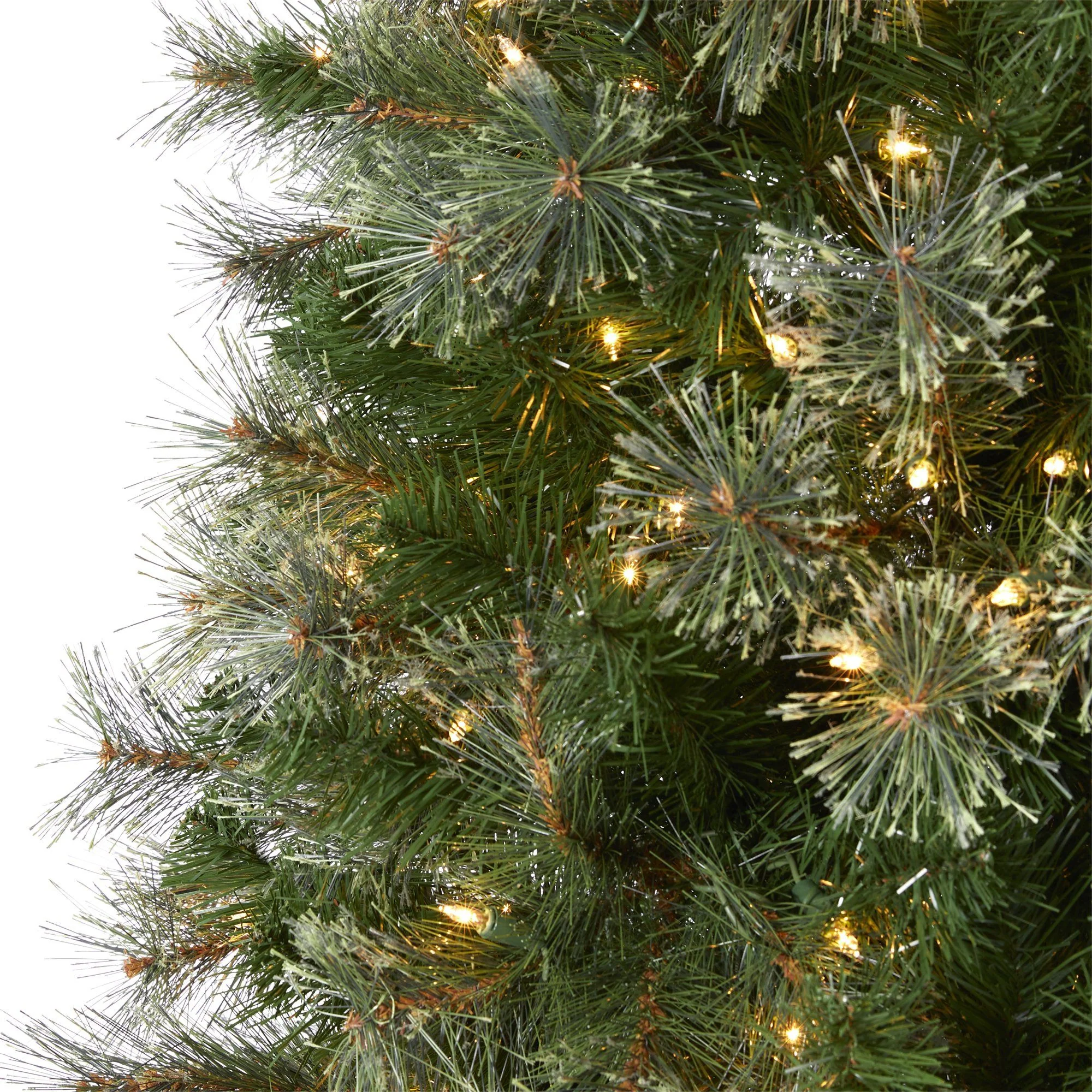 10' Cashmere Slim Artificial Christmas Tree with 750 Warm White Lights and 1908 Bendable Branches - Image 4
