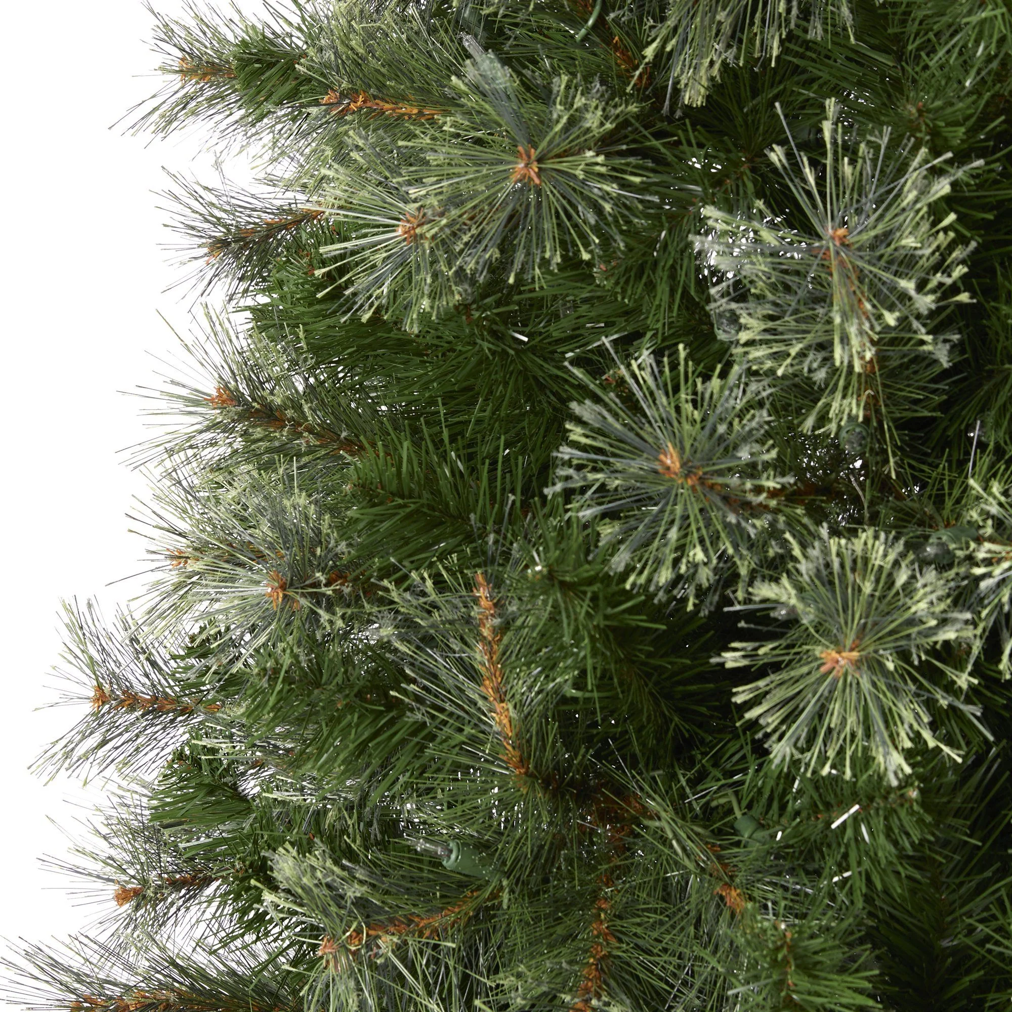 10' Cashmere Slim Artificial Christmas Tree with 750 Warm White Lights and 1908 Bendable Branches - Image 5