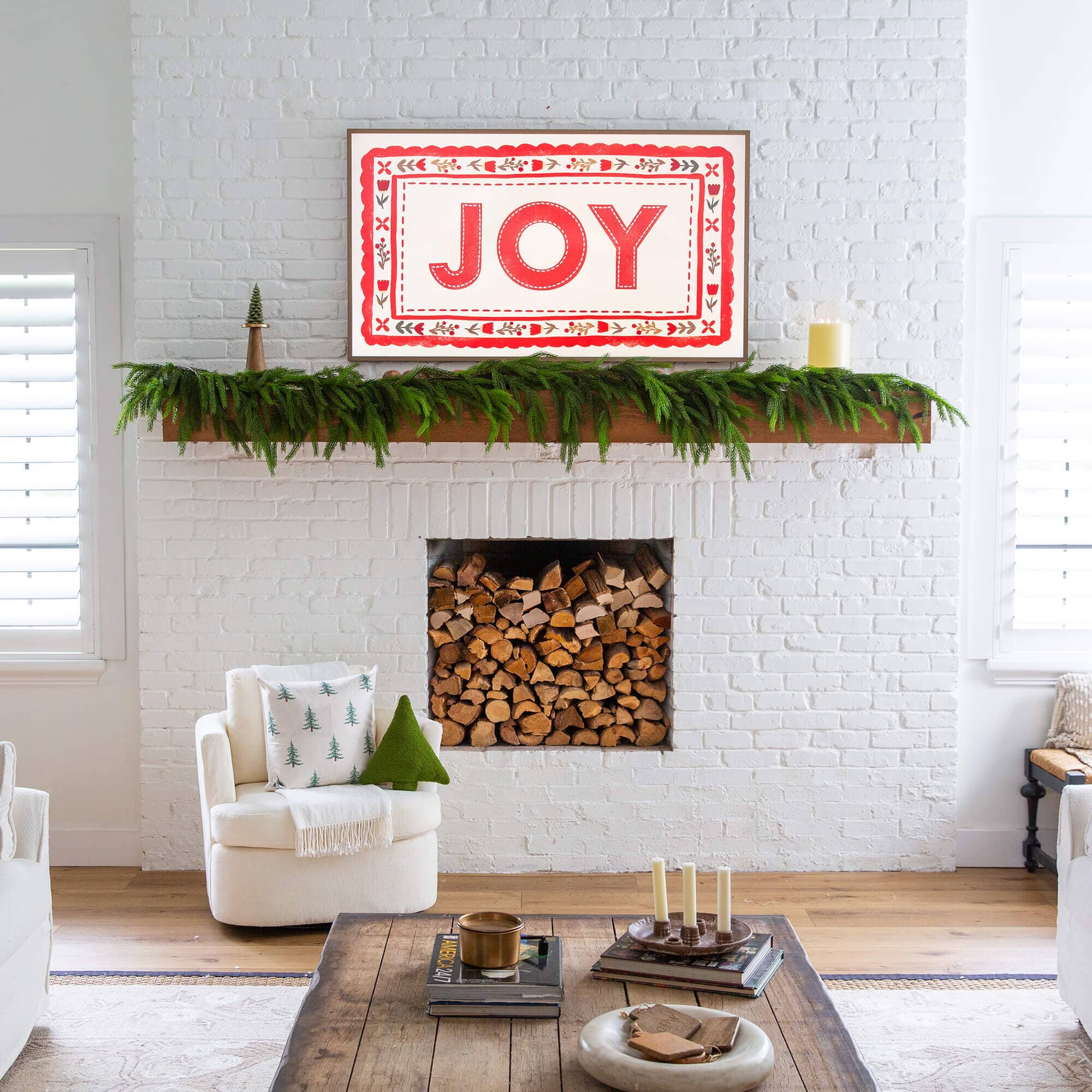10' Artificial Real Touch Norfolk Island Pine Garland with Natural Look - Image 3