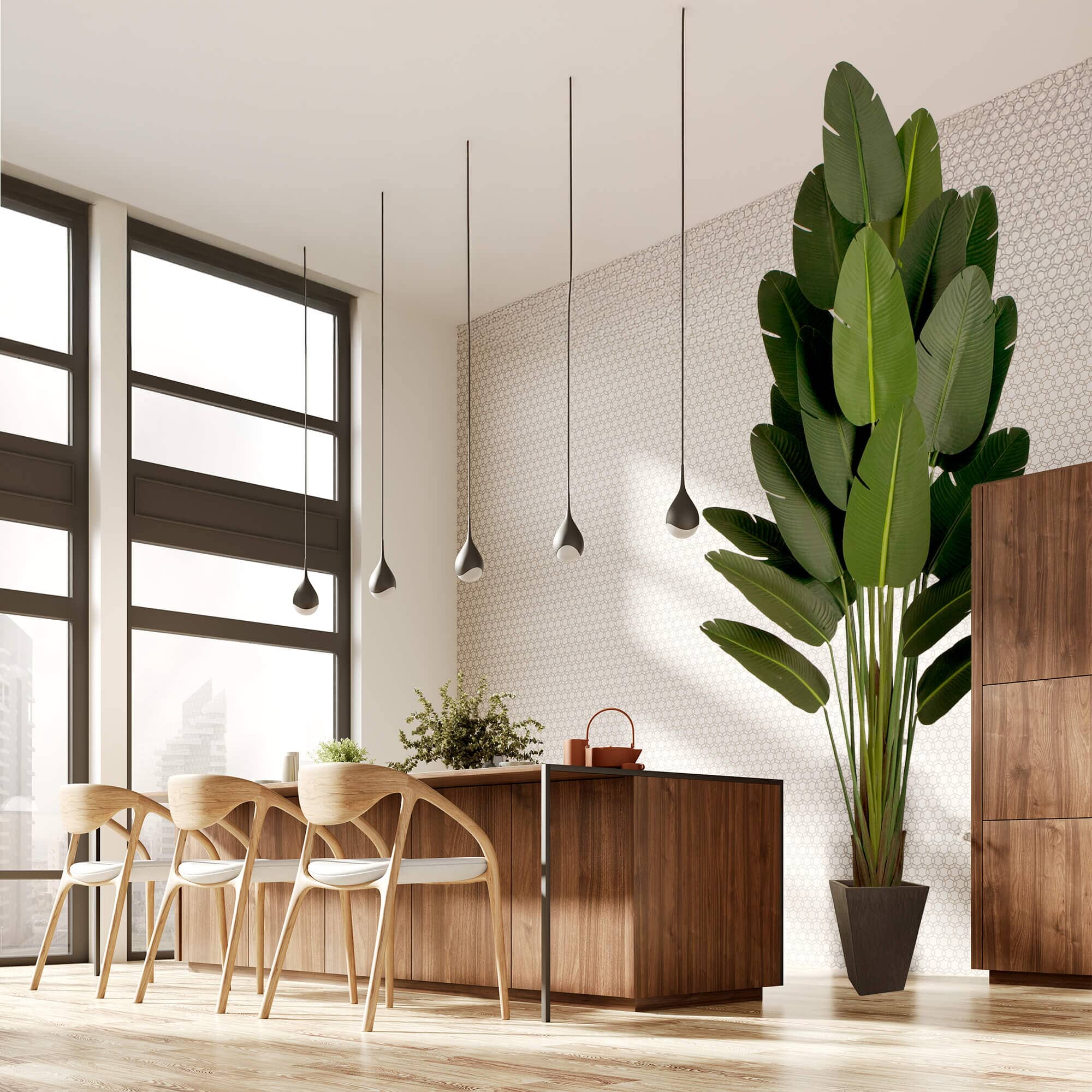11' Artificial Travelers Palm Tree - Image 4