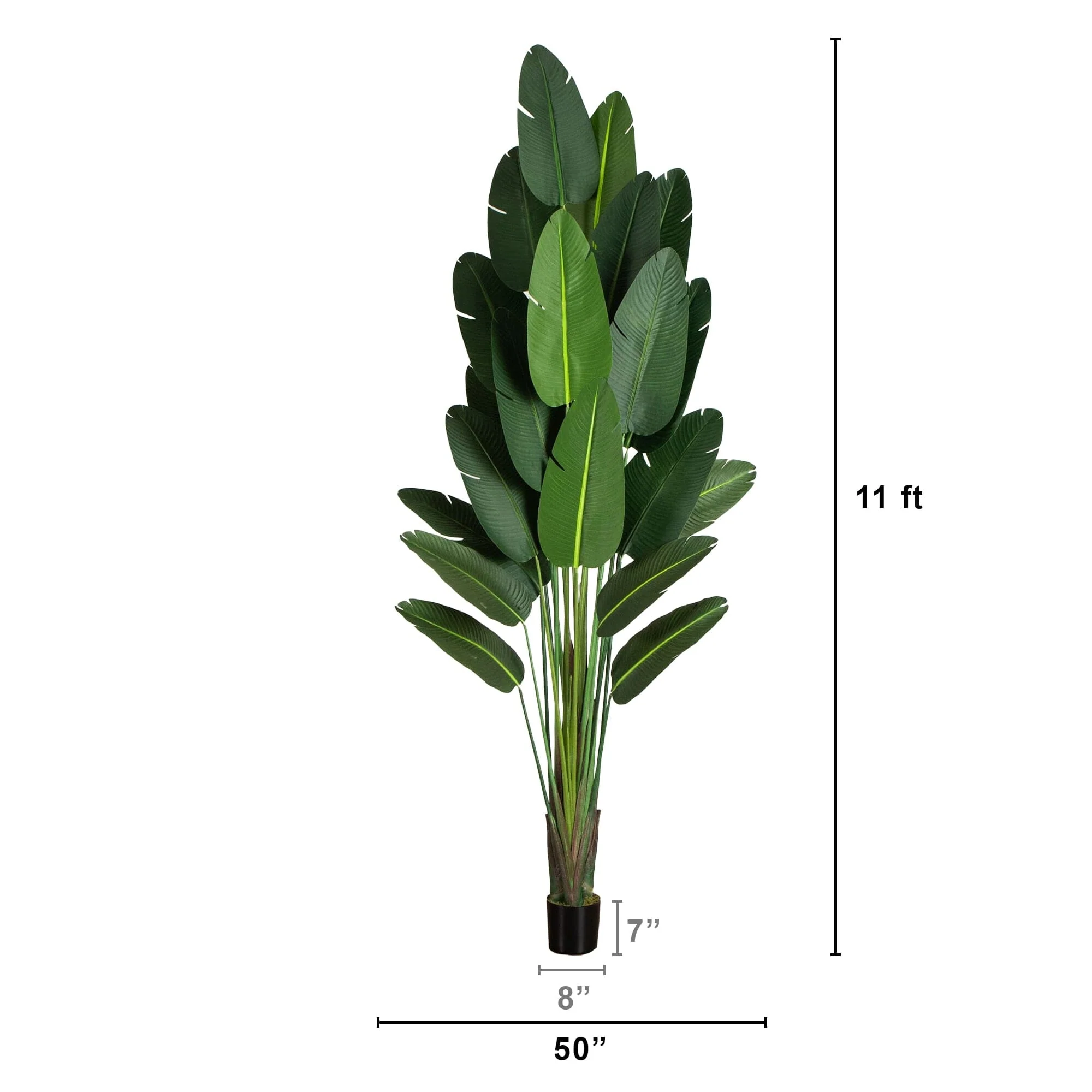 11' Artificial Travelers Palm Tree - Image 6