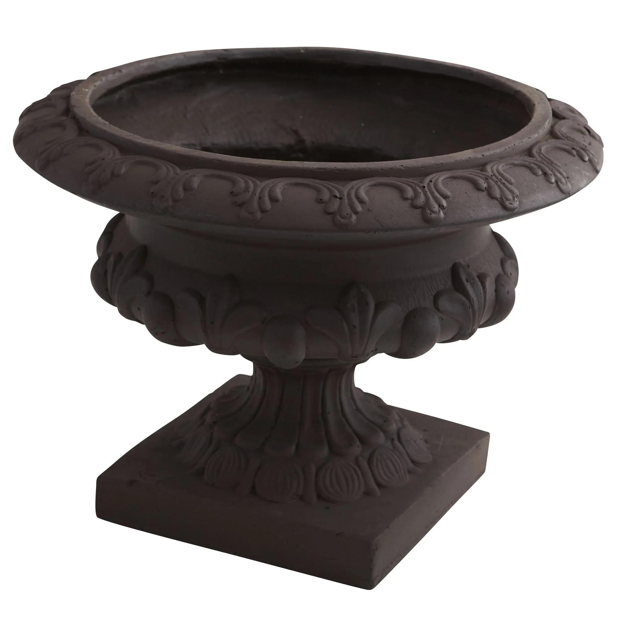 Iron Finished Decorative Urn (Indoor/Outdoor) - Image 4