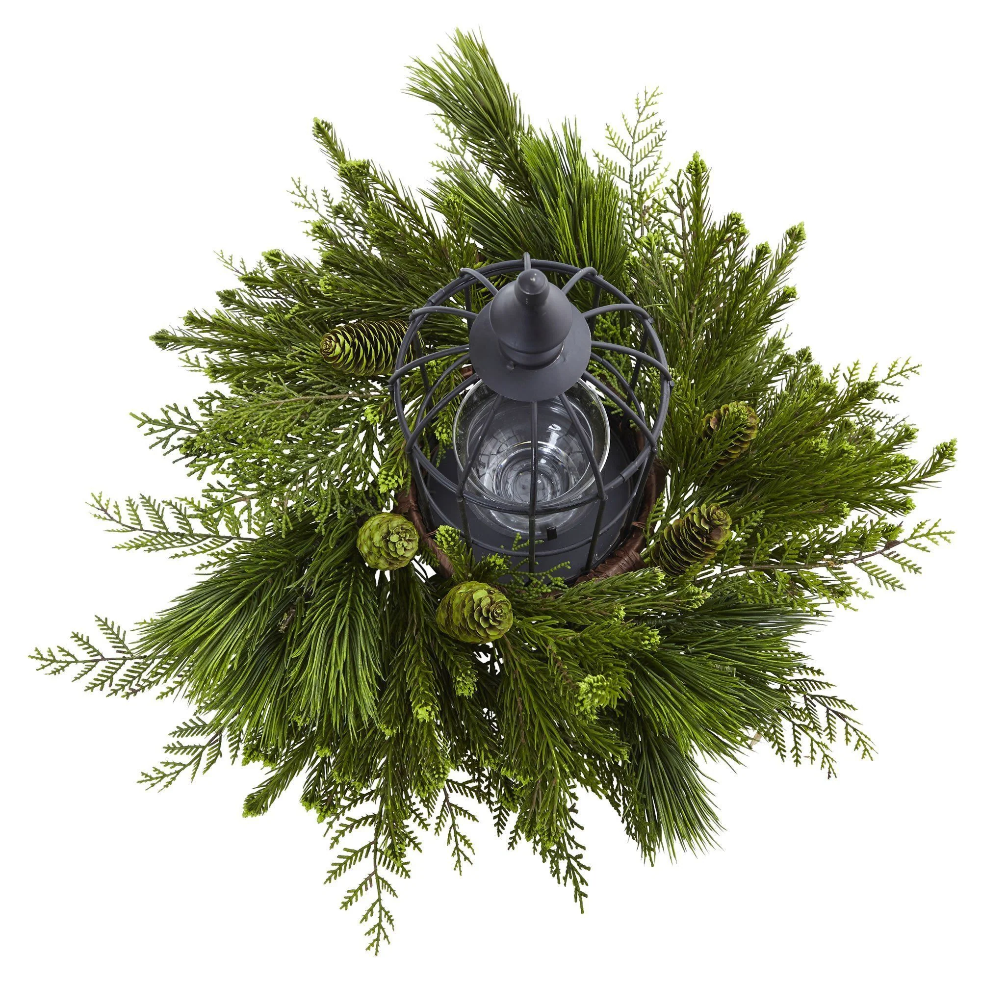 Mixed Pine Birdhouse Candelabrum - Image 2