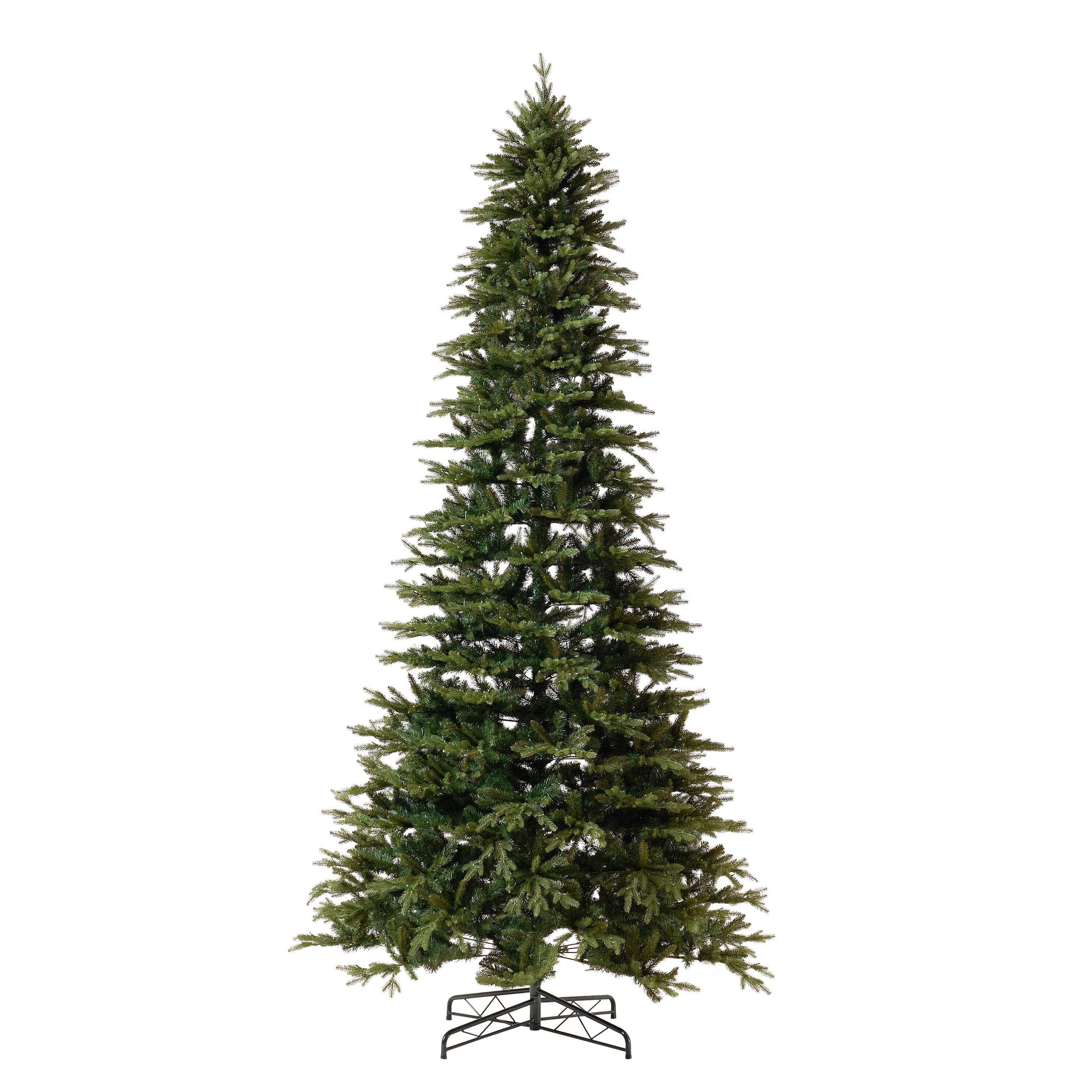12’ Belgium Fir “Natural Look” Artificial Christmas Tree with 1500 Clear LED Lights and 4962 Bendable Branches - Image 2