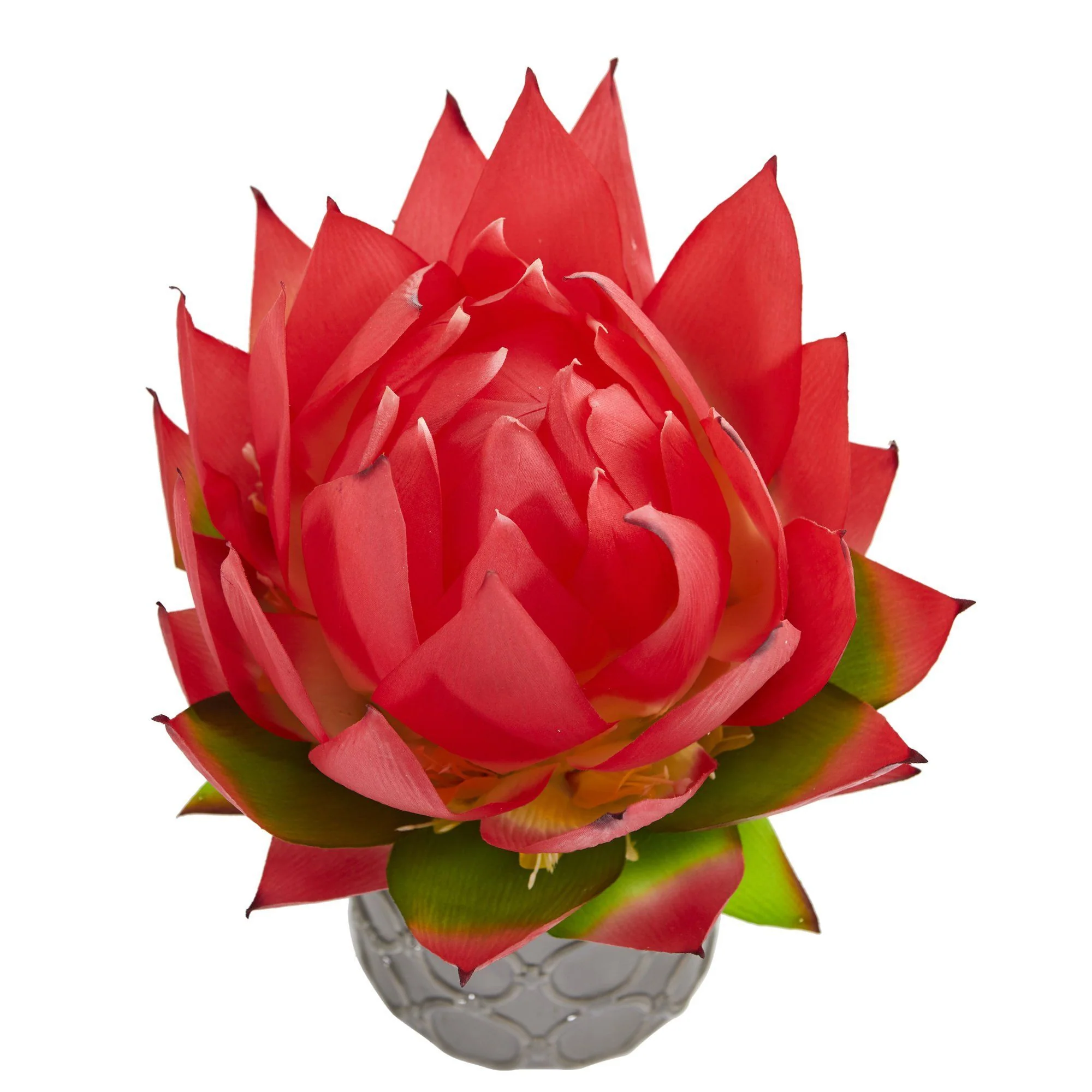 12” Musella Artificial Arrangement in Designer Vase - Image 3