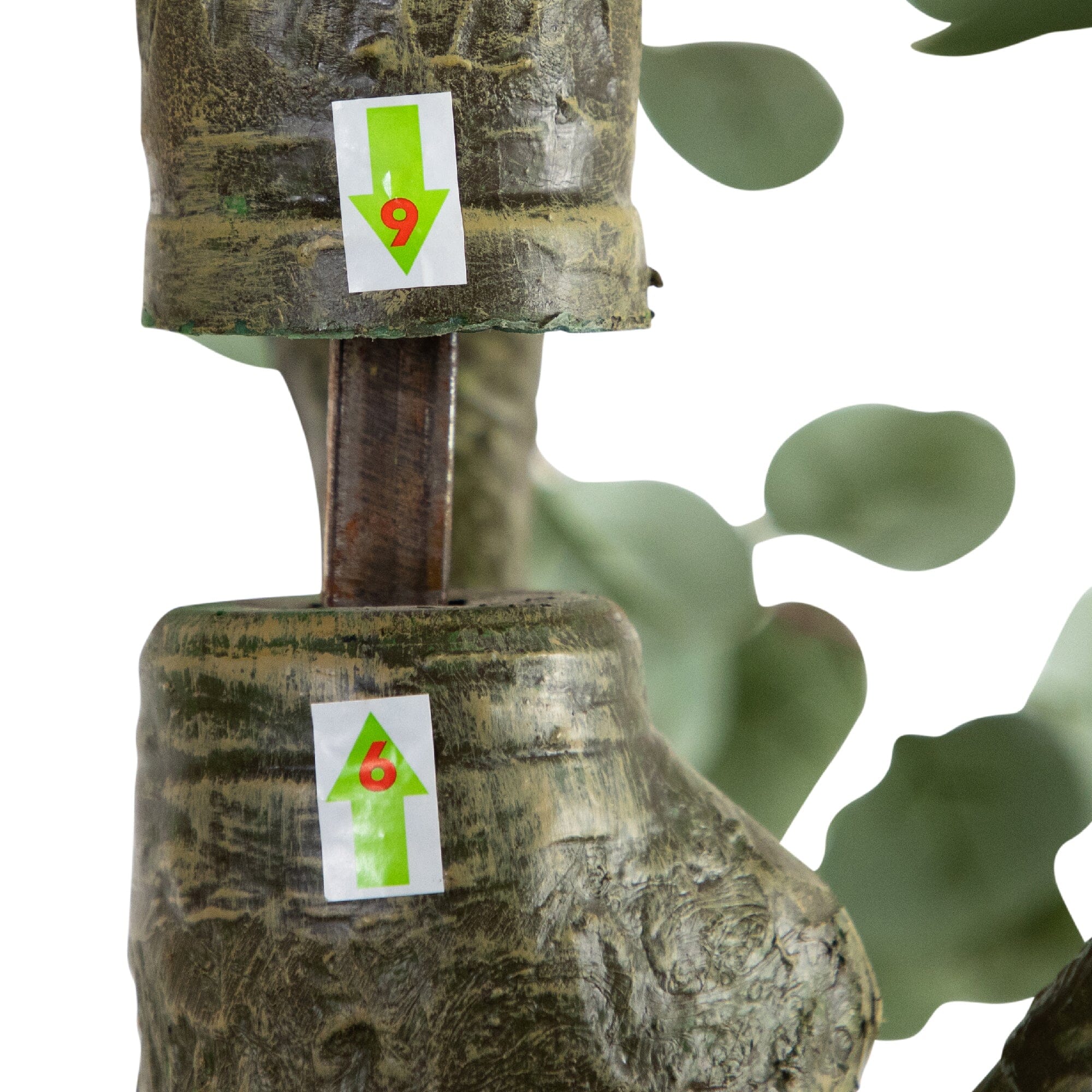 13’ Artificial Eucalyptus Tree - Image 4