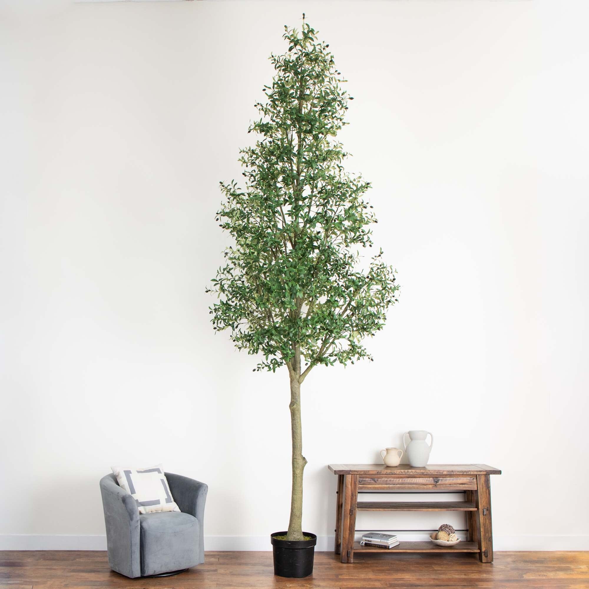 13’ Giant Artificial Olive Tree - Image 3