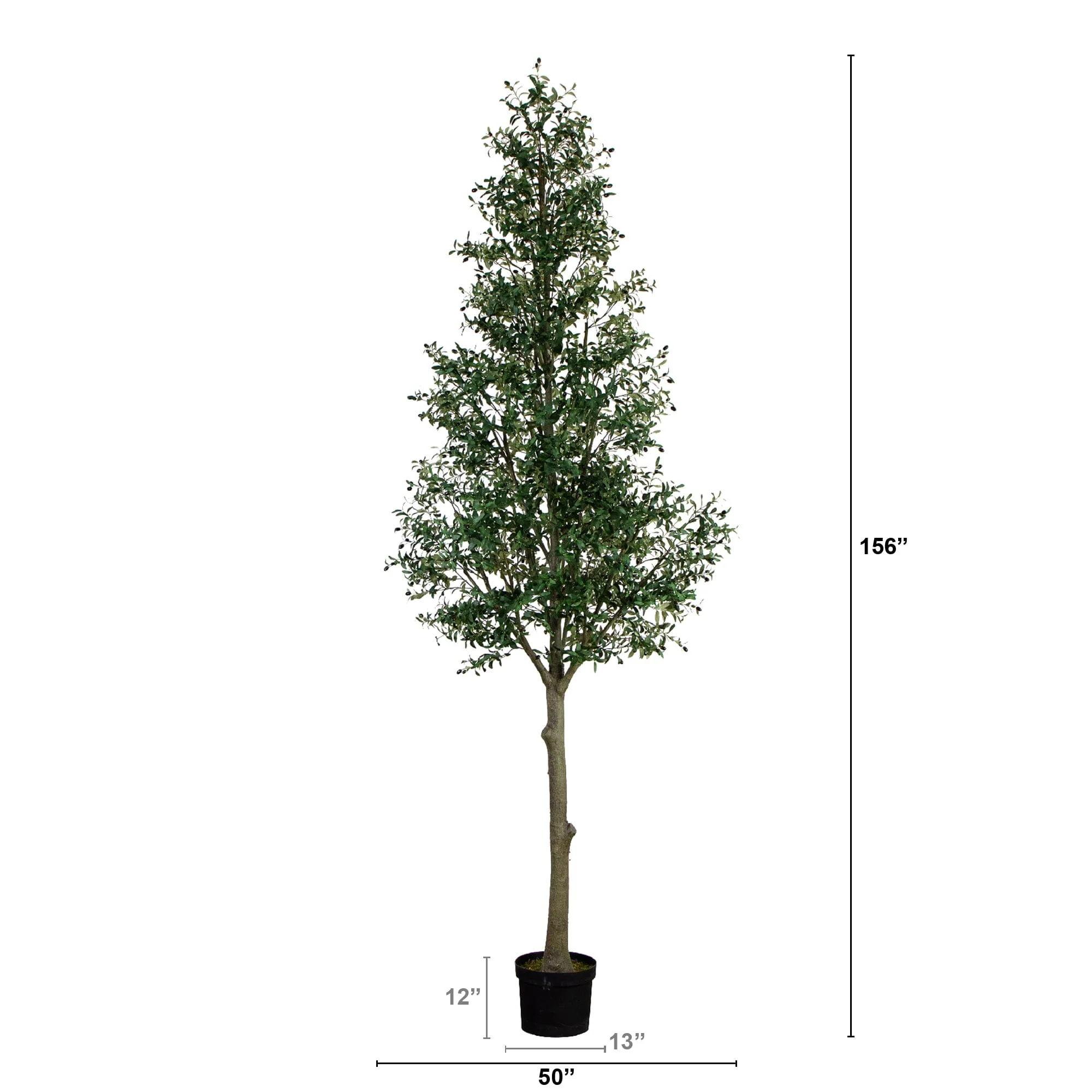 13’ Giant Artificial Olive Tree - Image 6