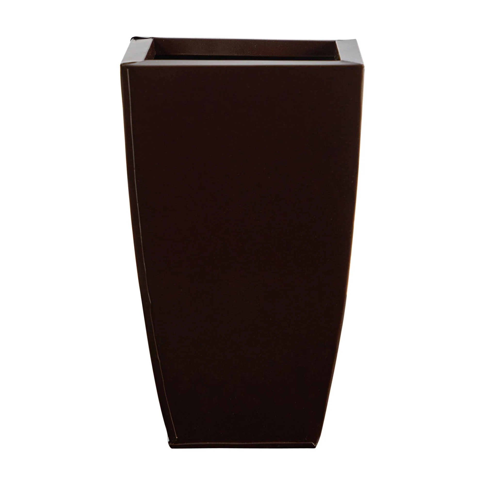 13” Tapered Square Metal Planter - Image 4