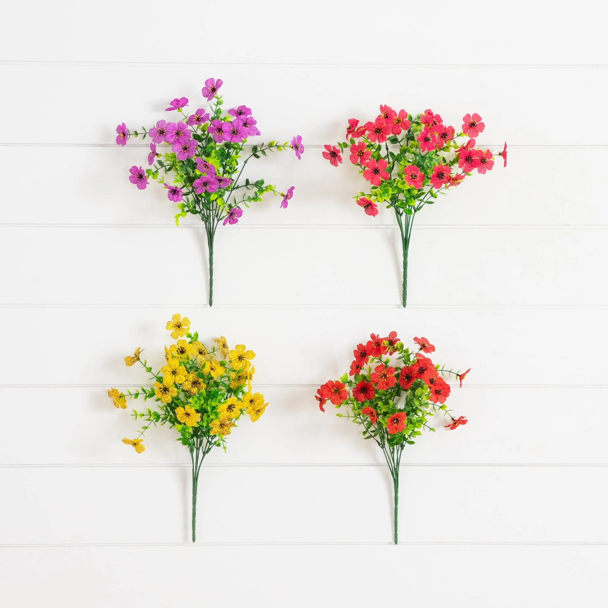 13” UV Resistant Artificial Daisy Bush (Indoor/Outdoor) - Set of 12 - Image 20