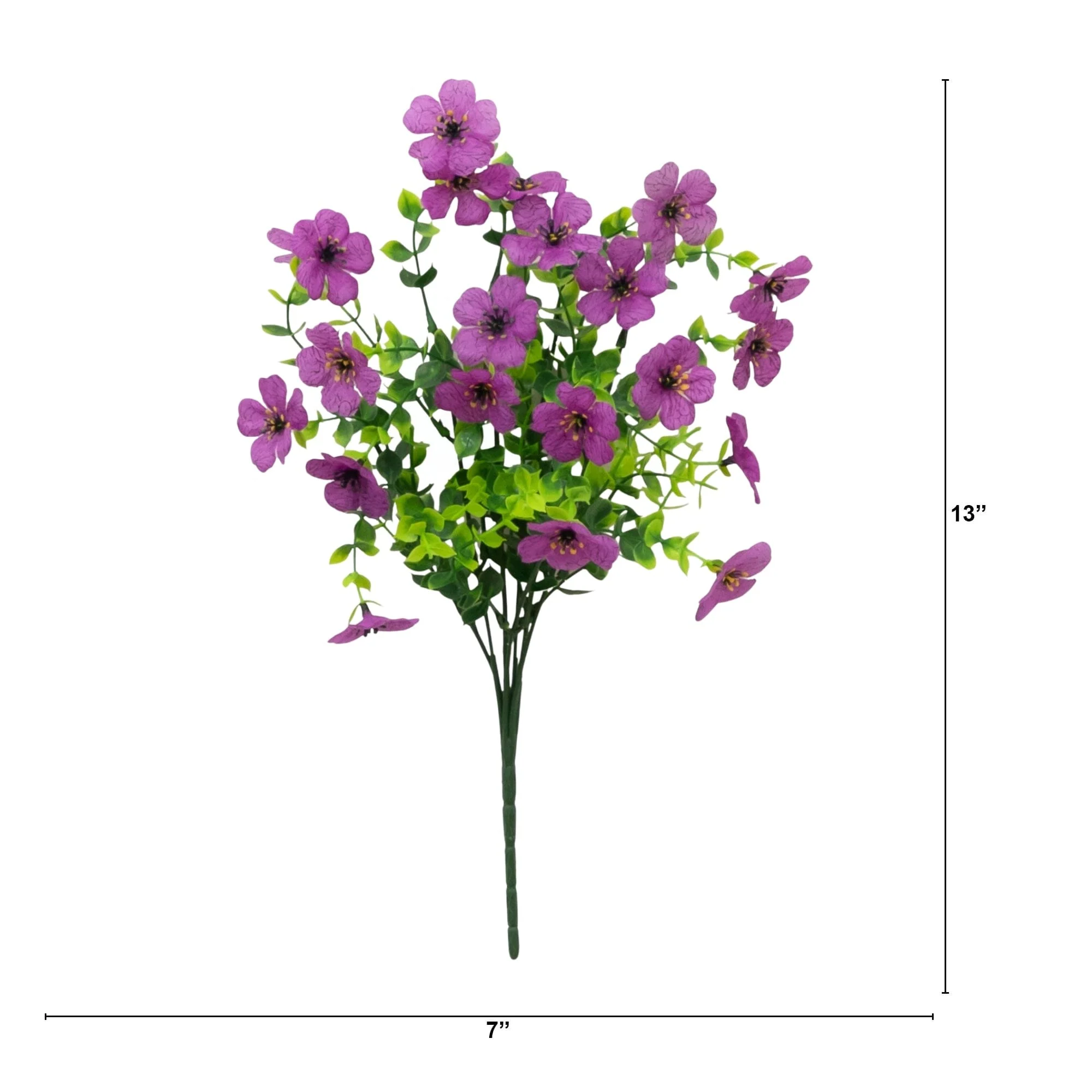 13” UV Resistant Artificial Daisy Bush (Indoor/Outdoor) - Set of 12 - Image 35