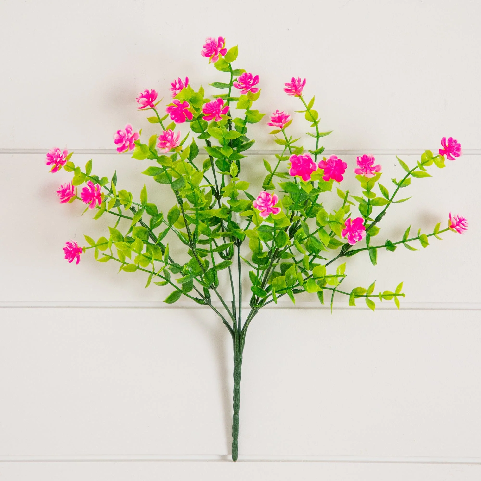13" UV Resistant Artificial Flowering Mini Rose Bush (Indoor/Outdoor) - Set of 12 - Image 13