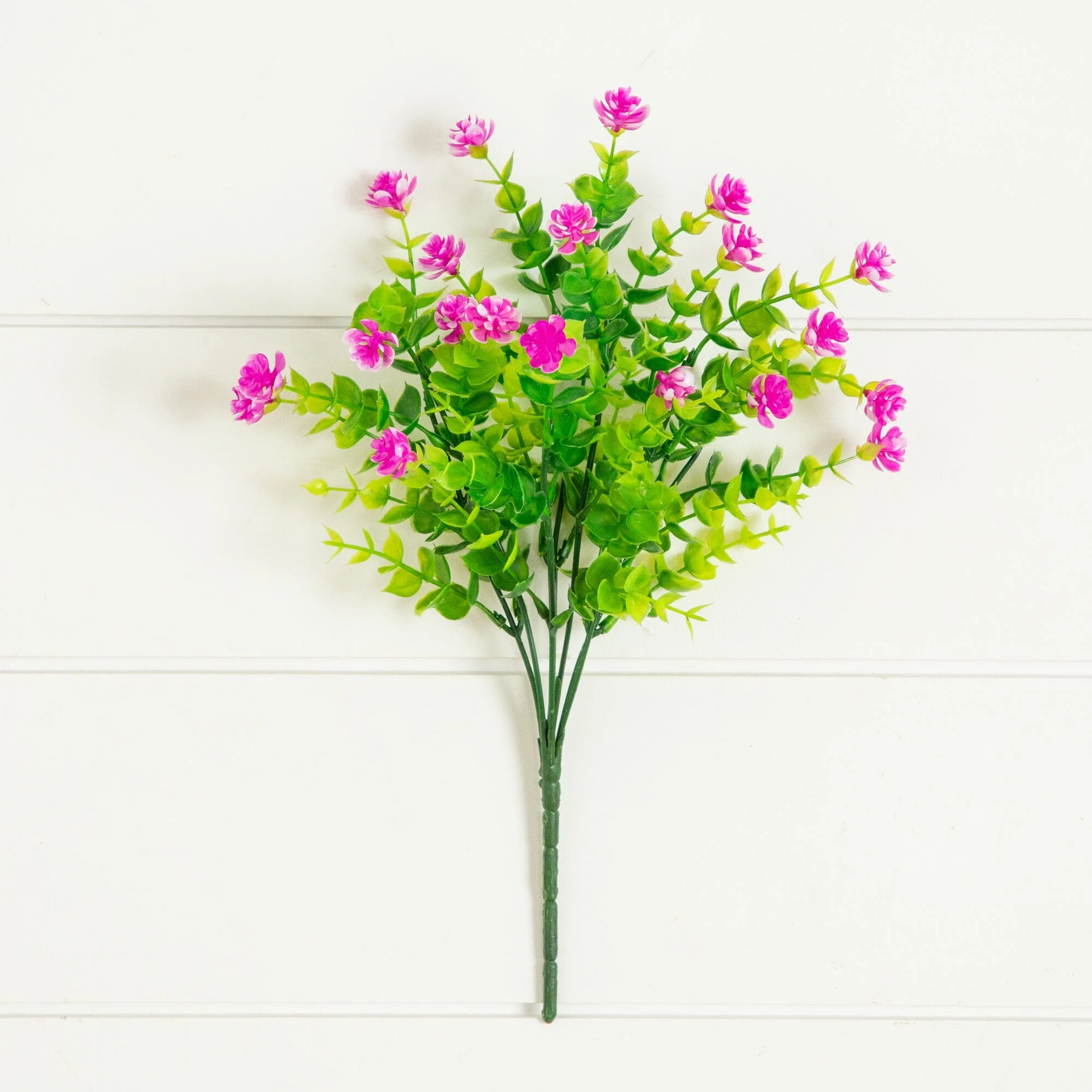 13" UV Resistant Artificial Flowering Mini Rose Bush (Indoor/Outdoor) - Set of 12 - Image 21