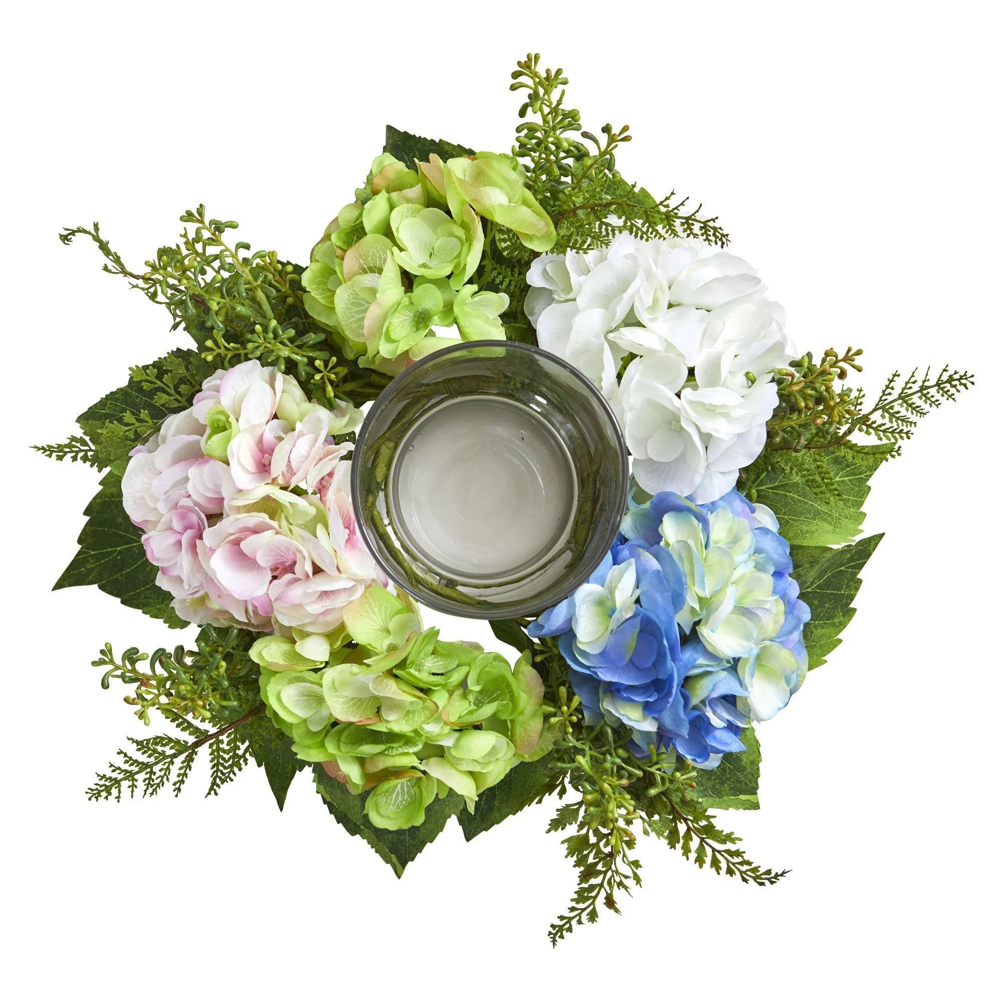 5.5" Hydrangea Artificial Candelabrum" - Image 2