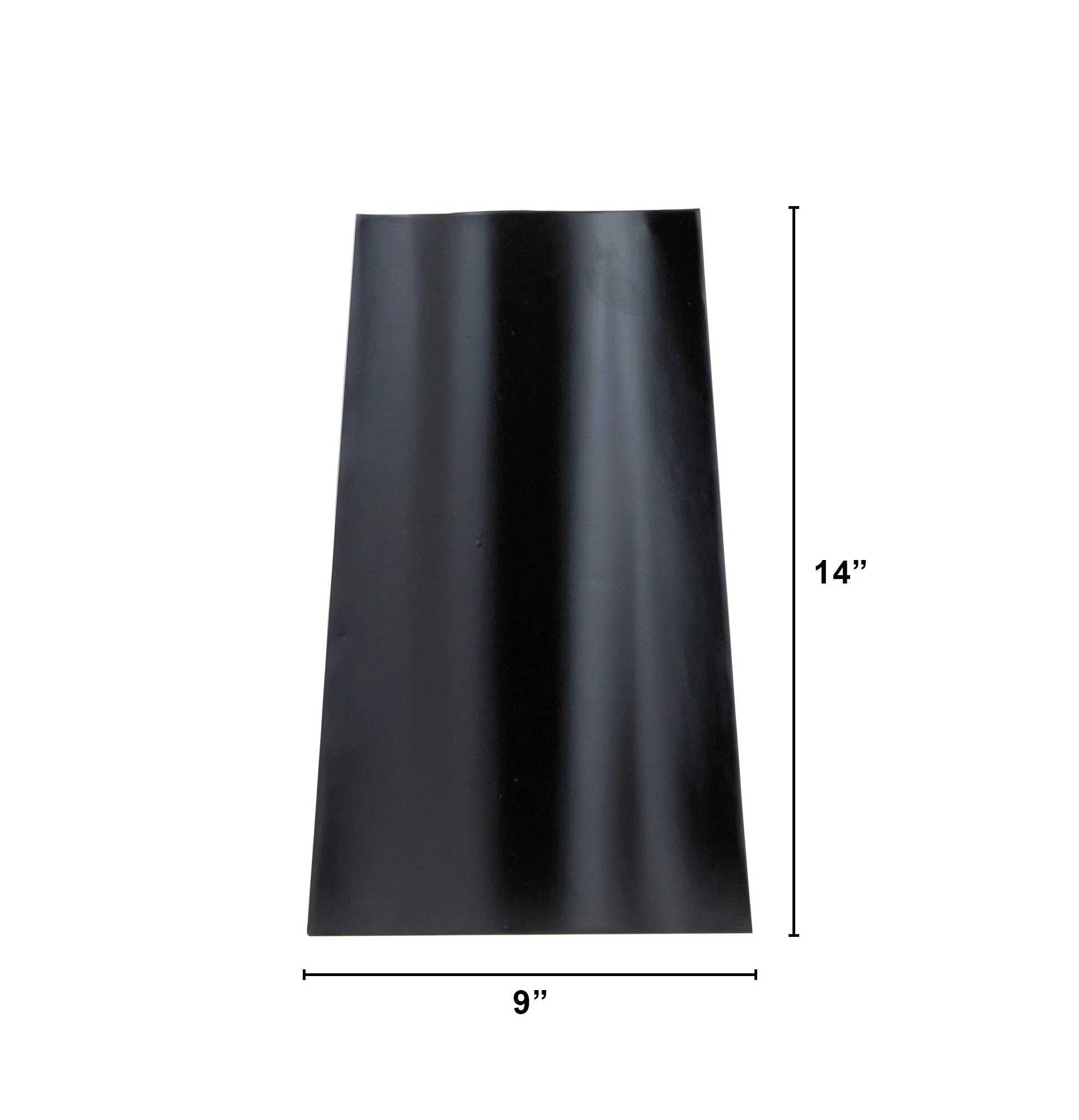 14” Modern Metal Vase - Image 3