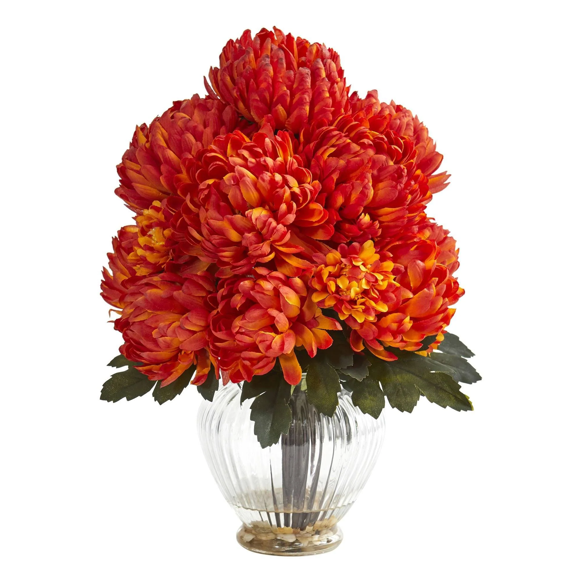 Mum Artificial Arrangement in Vase - Image 6