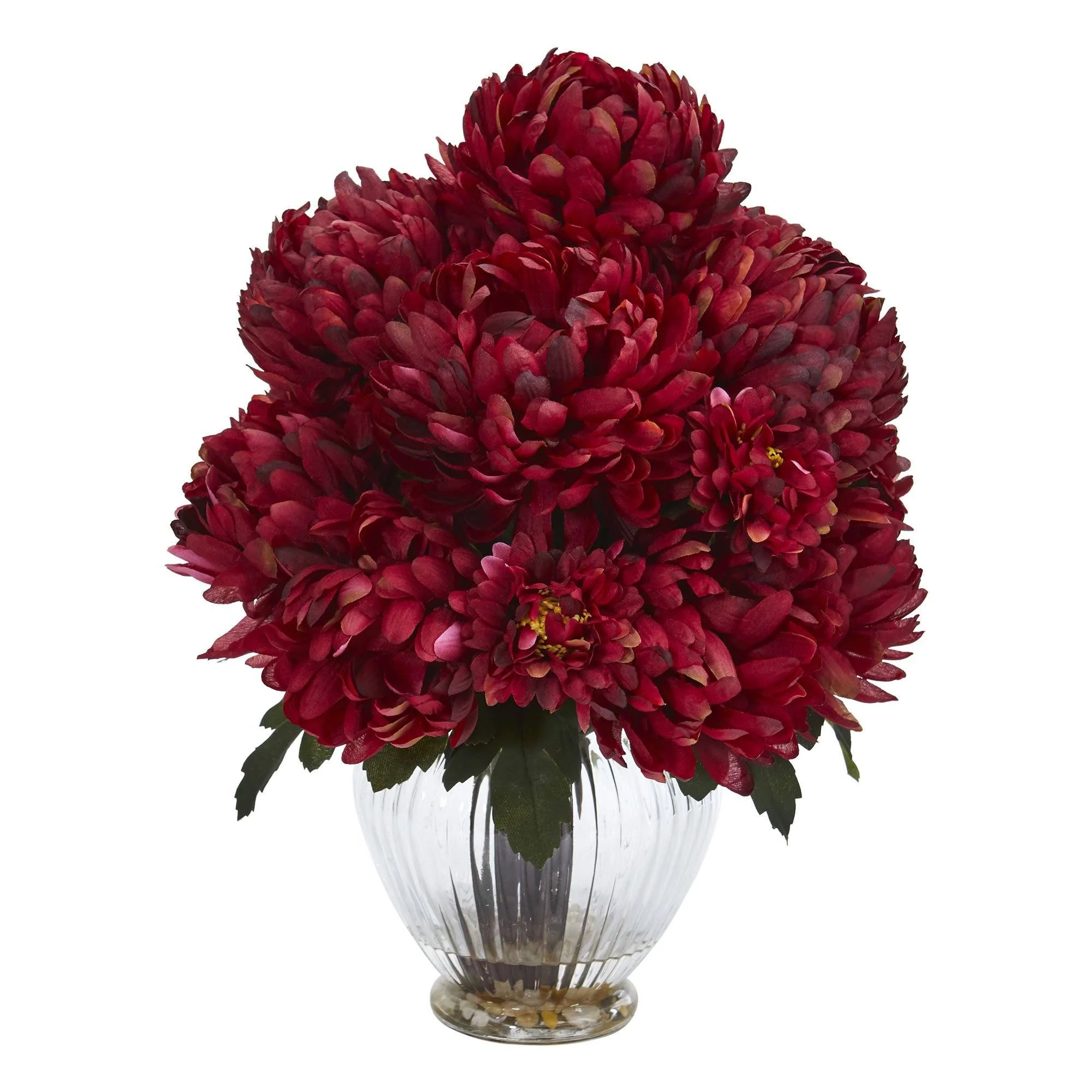 Mum Artificial Arrangement in Vase - Image 8