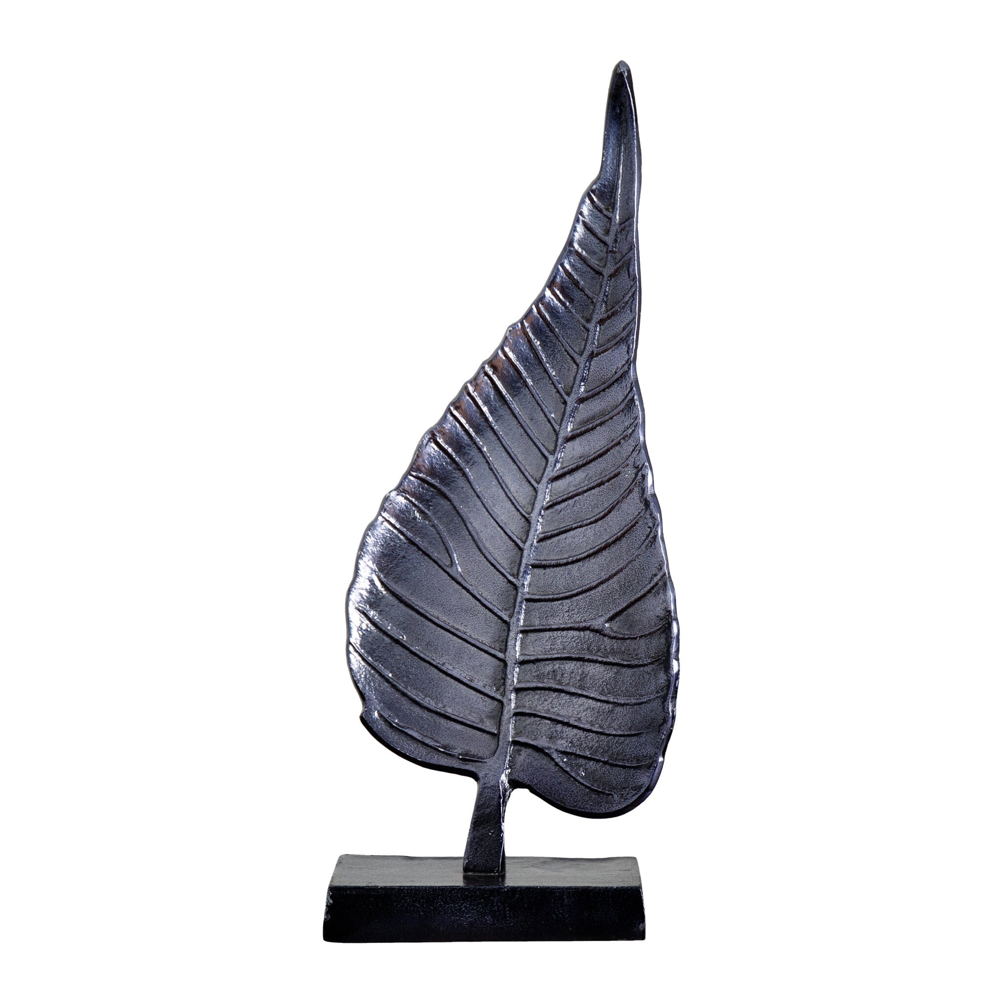 17” Aluminum Bodhi Leaf Decorative Accent - Image 5