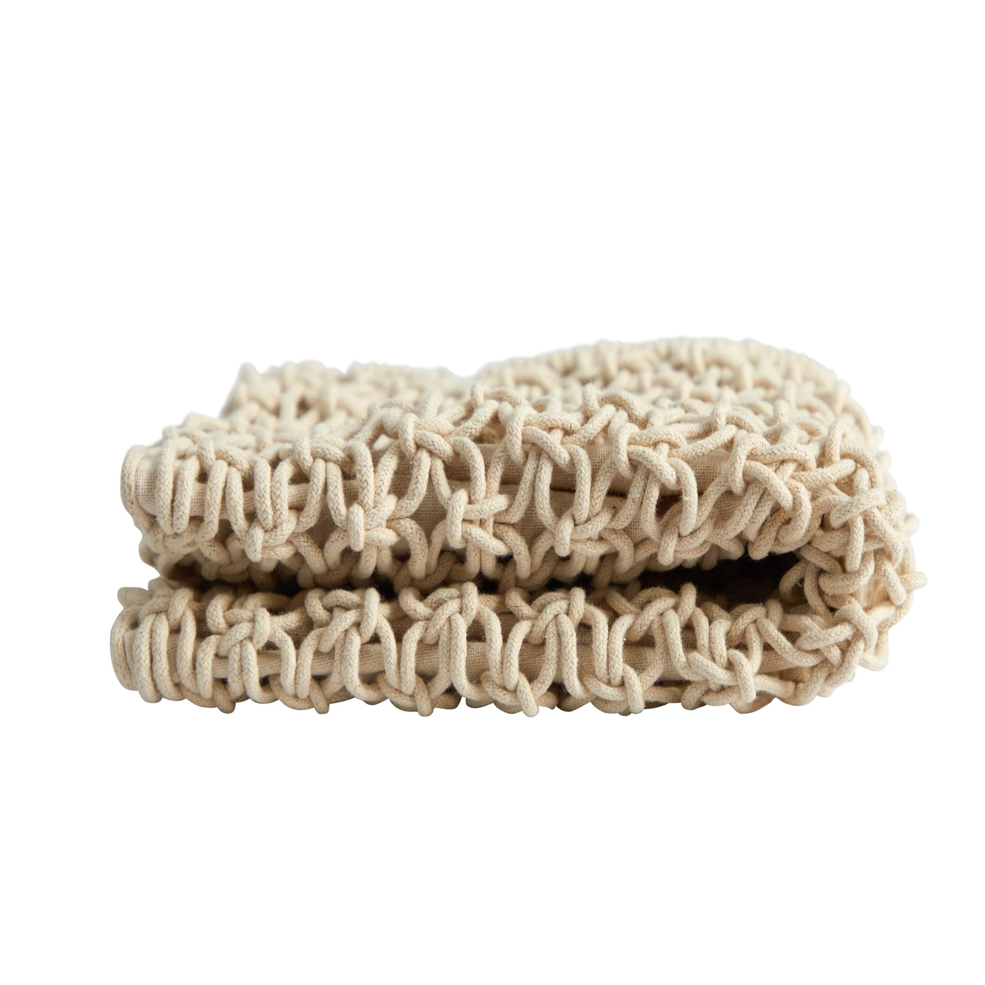 18” BOHO Fringed Woven Macrame Decorative Pillow Cover - Image 3