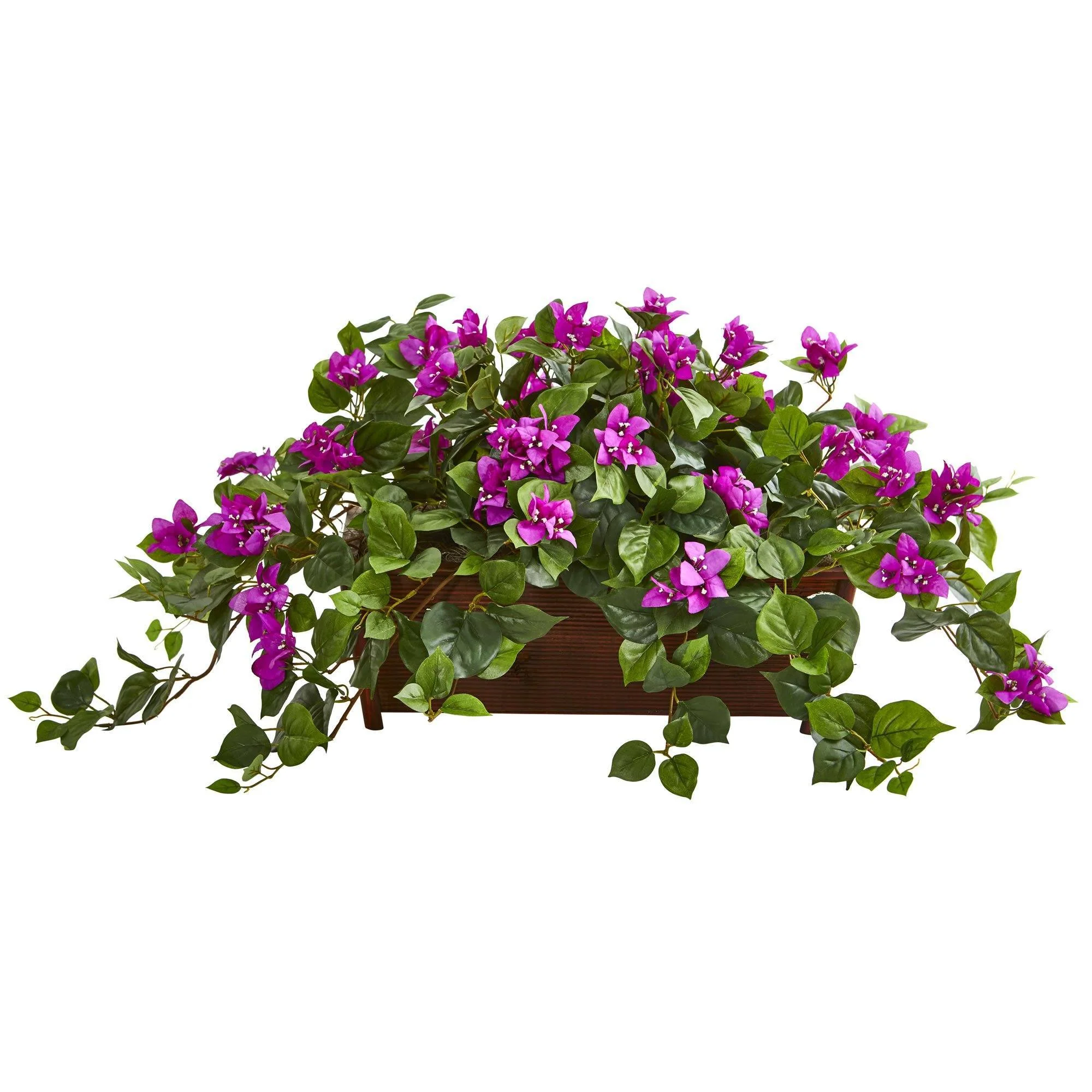 Bougainvillea Artificial Plant in Decorative Planter - Image 3