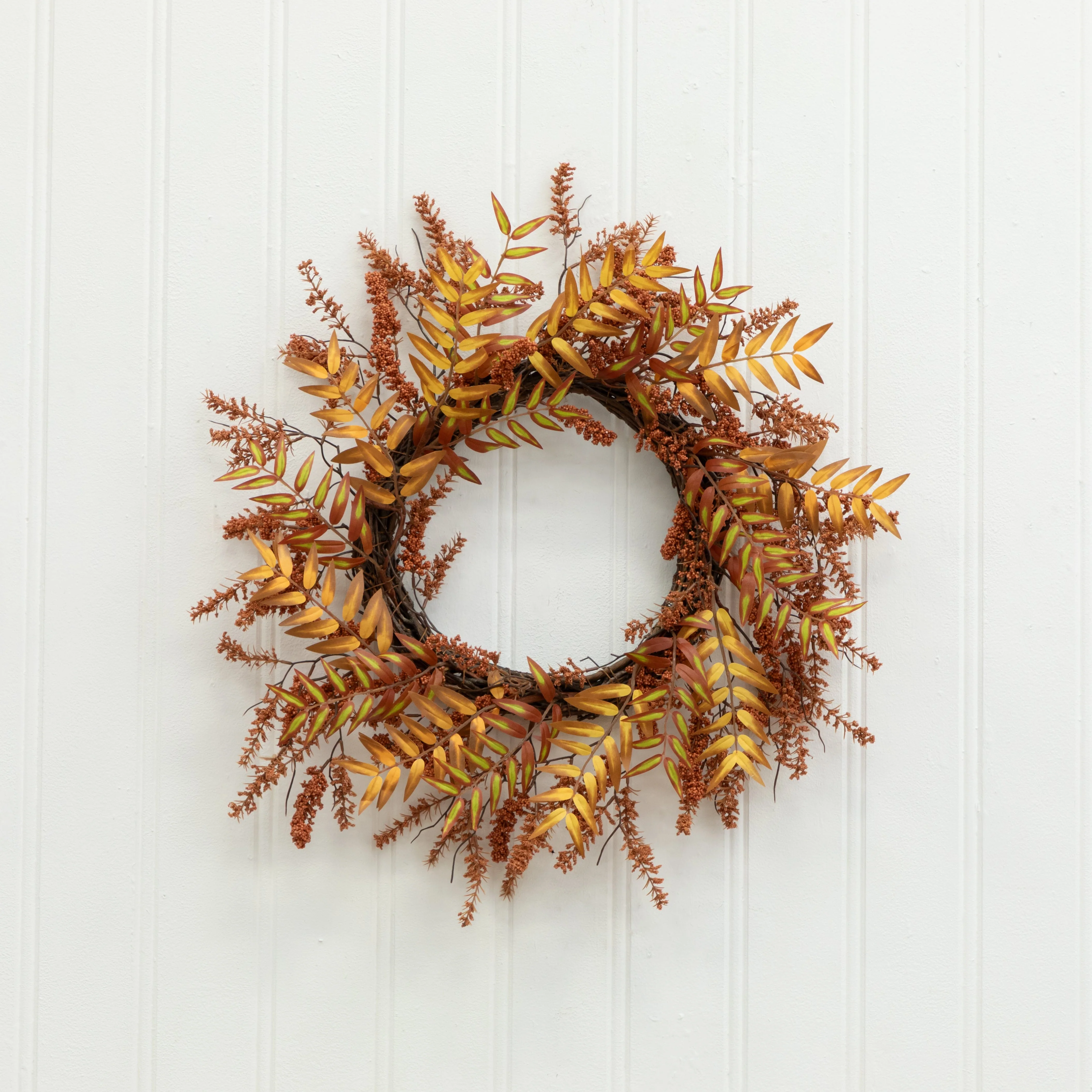 18” Harvest Berry Artificial Wreath - Image 2