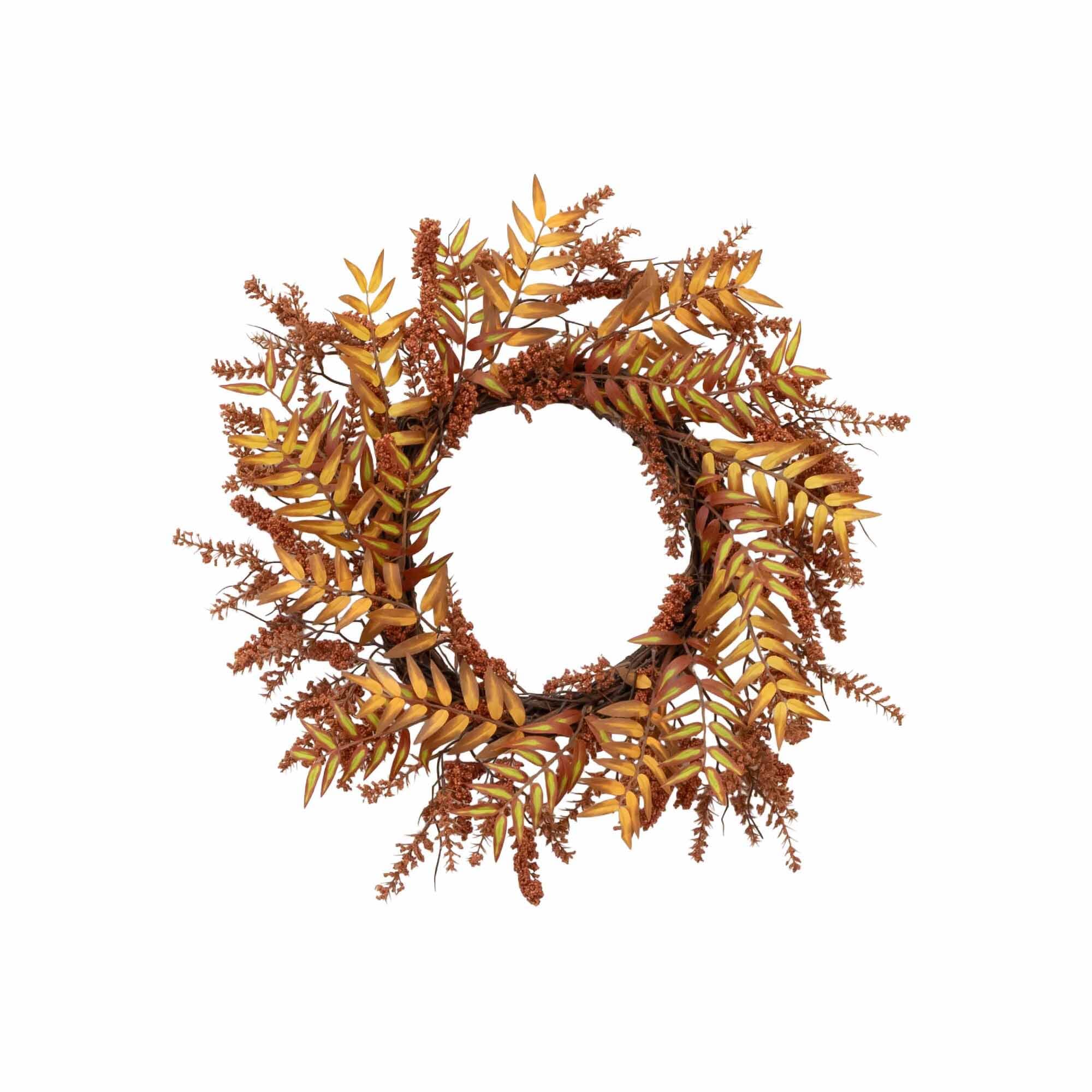 18” Harvest Berry Artificial Wreath - Image 3
