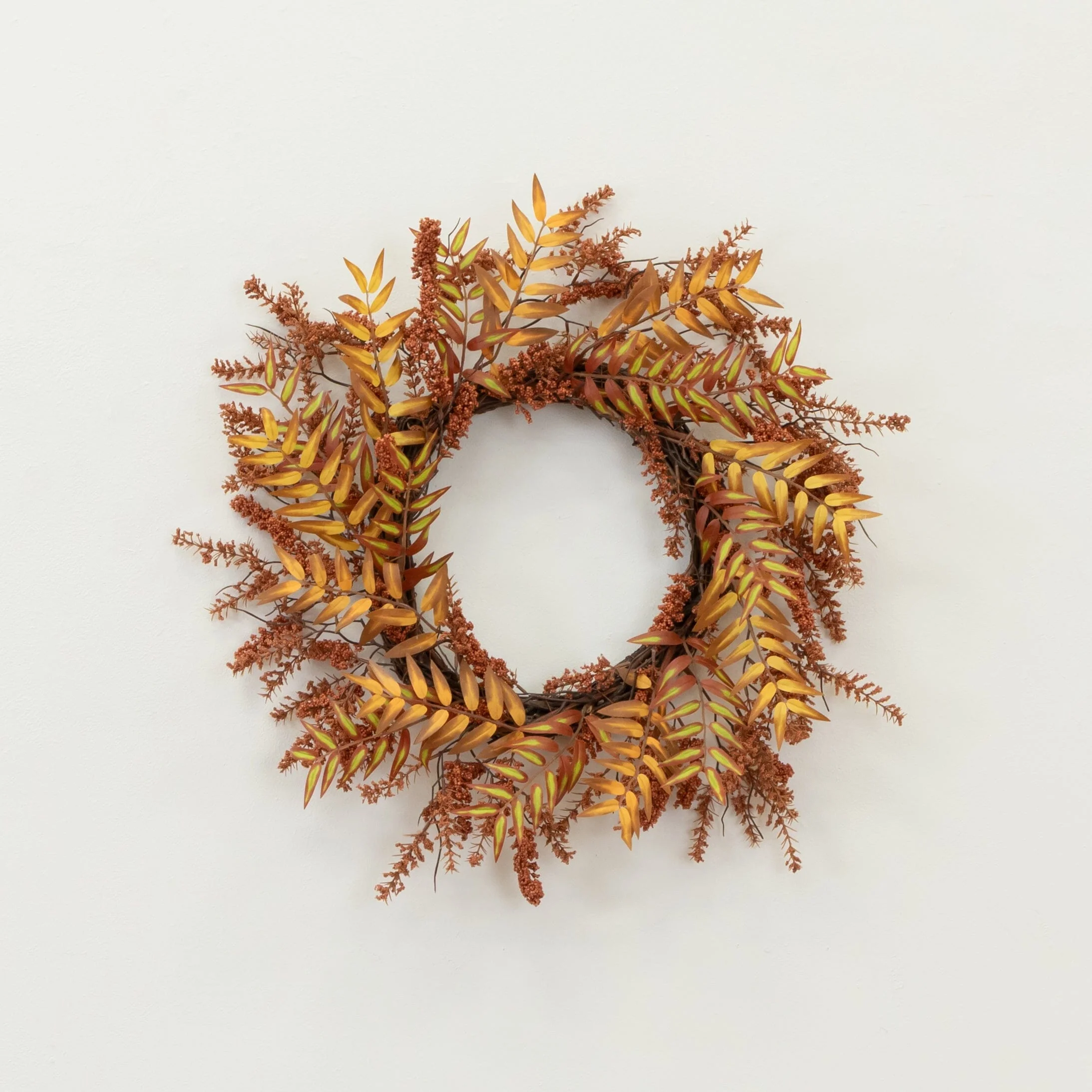 18” Harvest Berry Artificial Wreath - Image 9