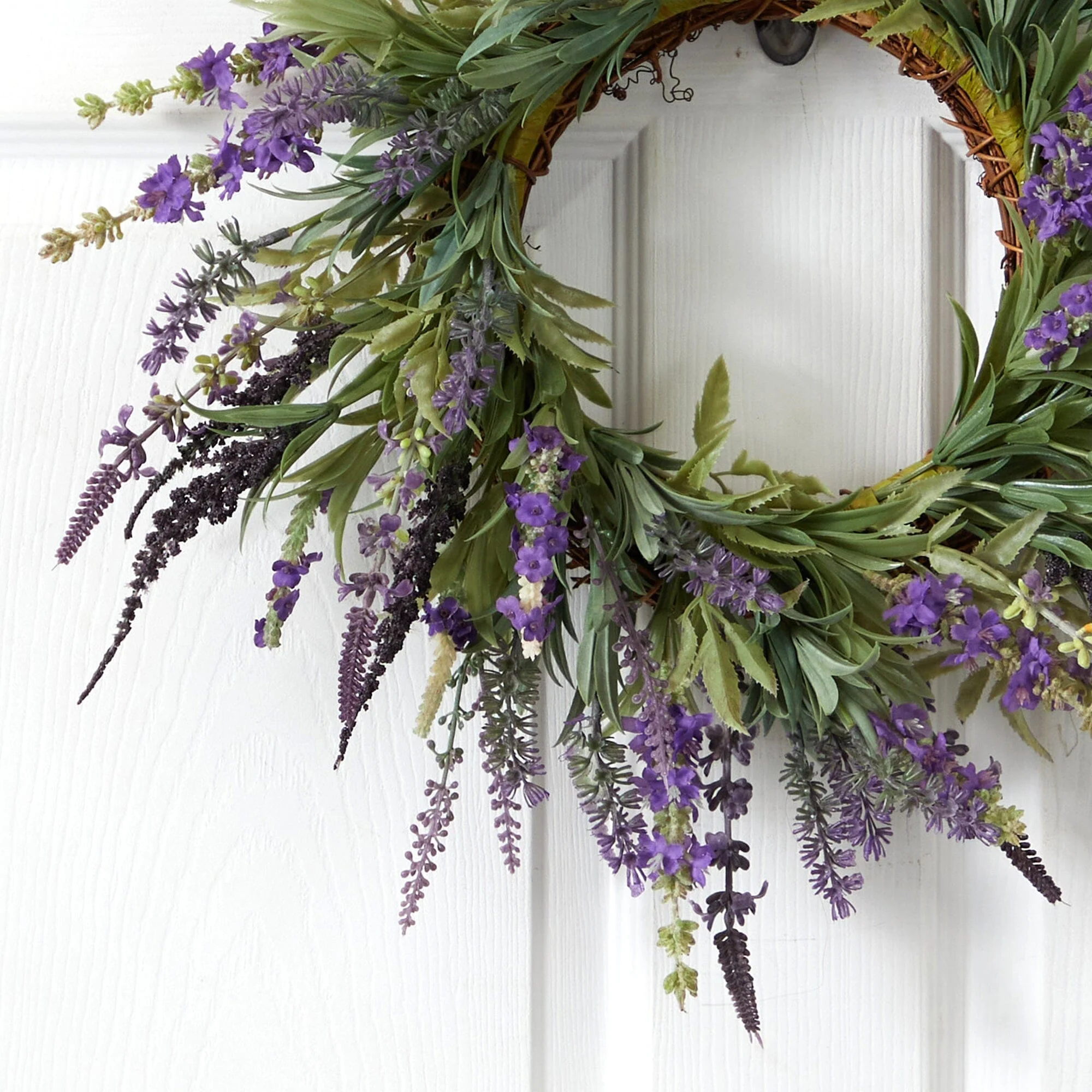 18” Lavender Wreath - Image 2