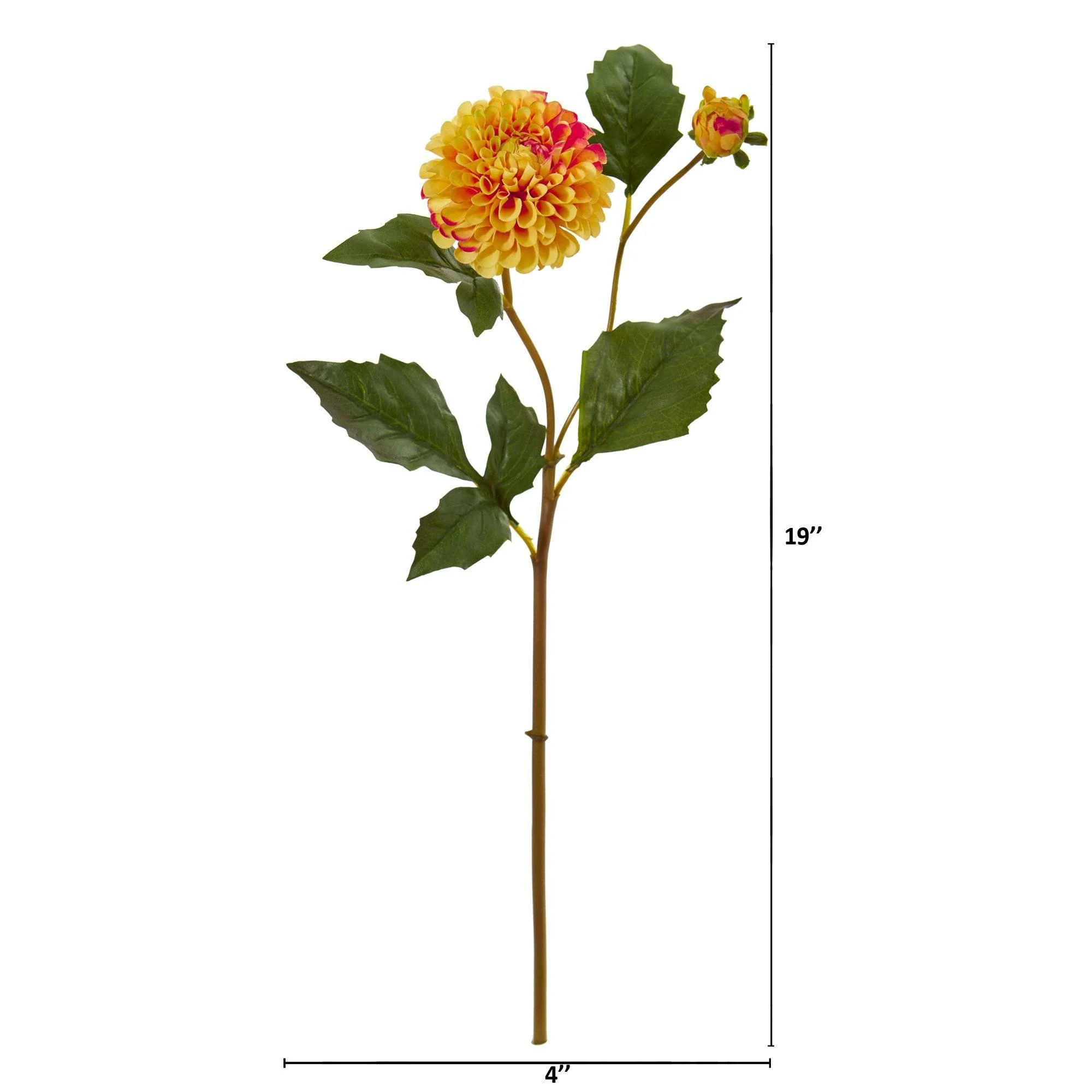 19” Dahlia Artificial Flower (Set of 6) - Image 4