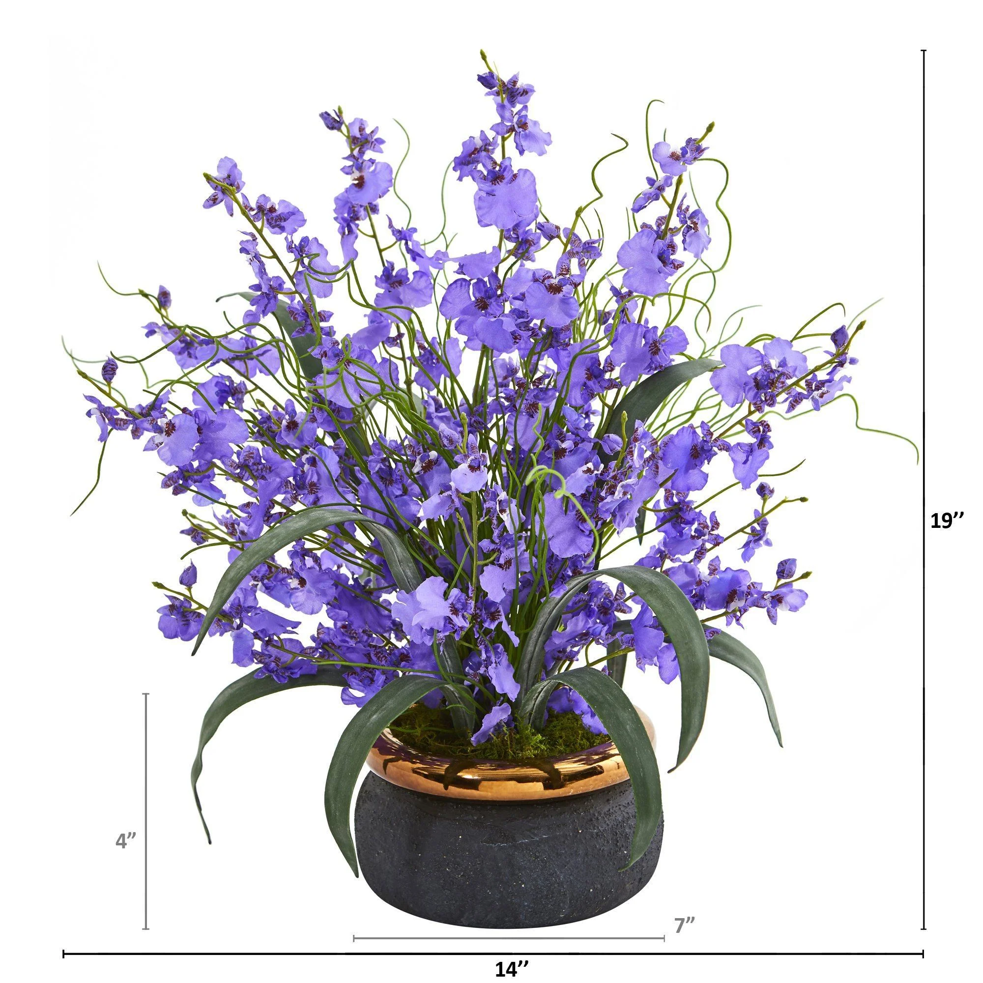 19” Dancing Lady Artificial Arrangement in Vase - Image 7