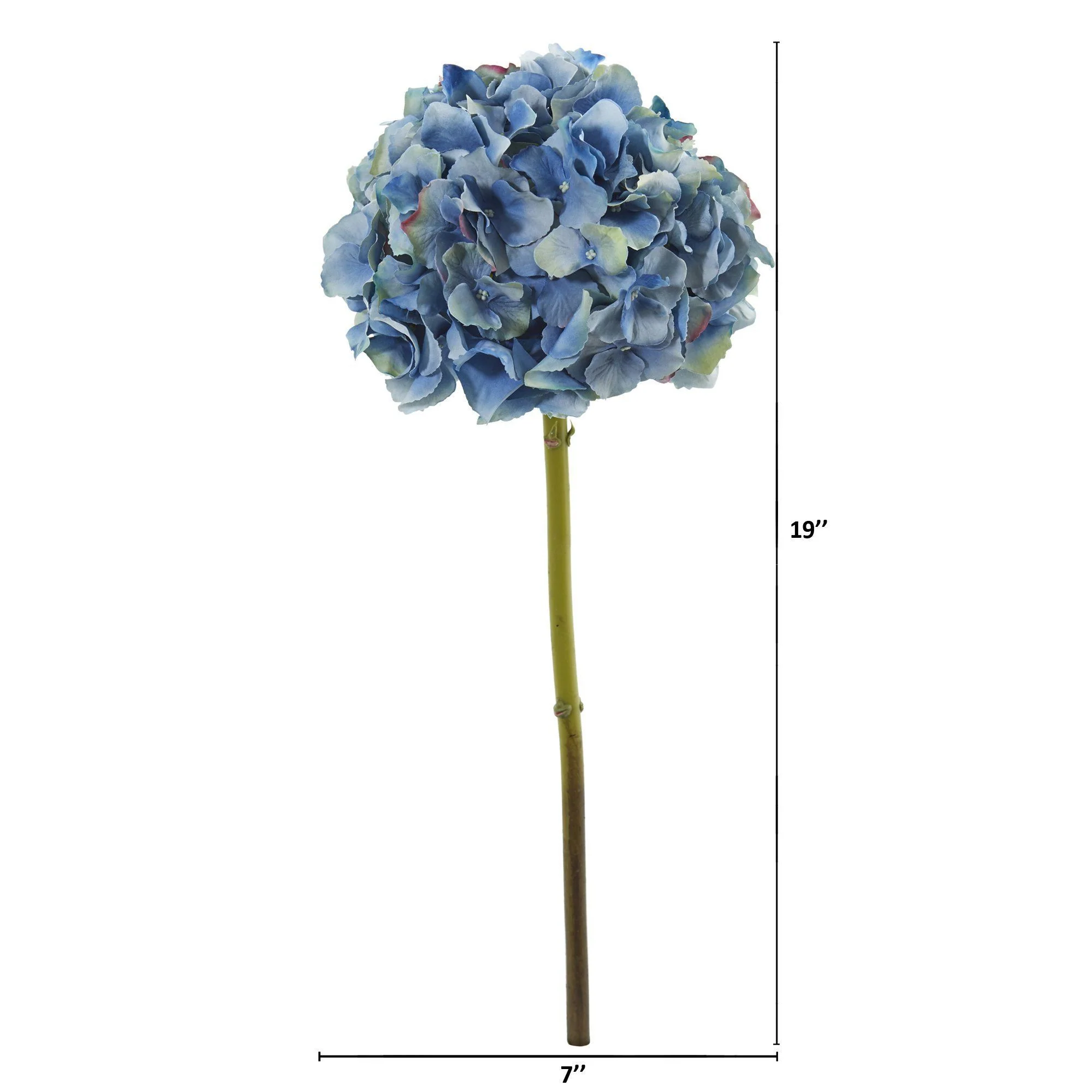 19” Hydrangea Artificial Flower (Set of 6) - Image 2