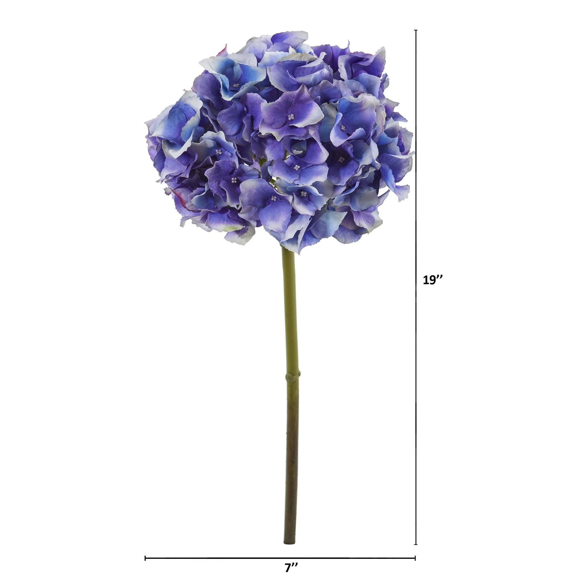 19” Hydrangea Artificial Flower (Set of 6) - Image 4