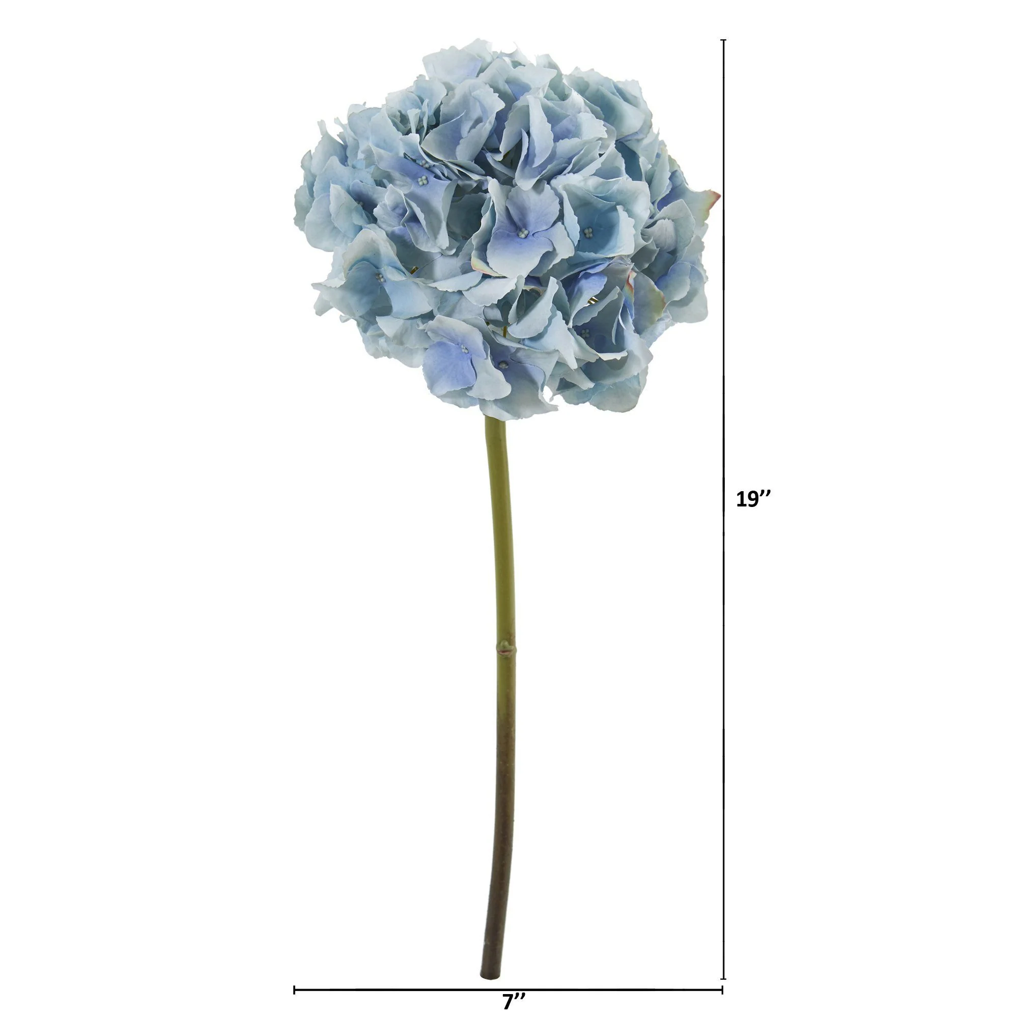 19” Hydrangea Artificial Flower (Set of 6) - Image 5