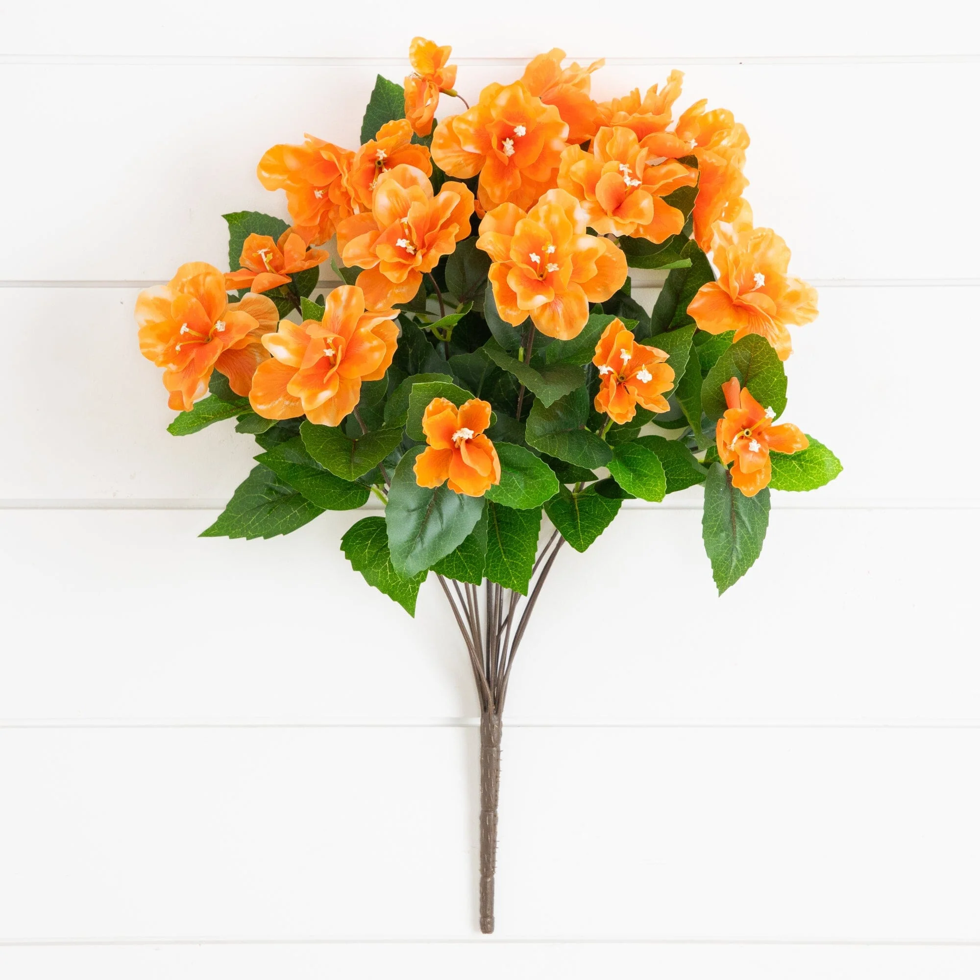 19" UV Resistant Artificial Azalea Bush (Indoor/Outdoor) - Set of 3 - Image 10