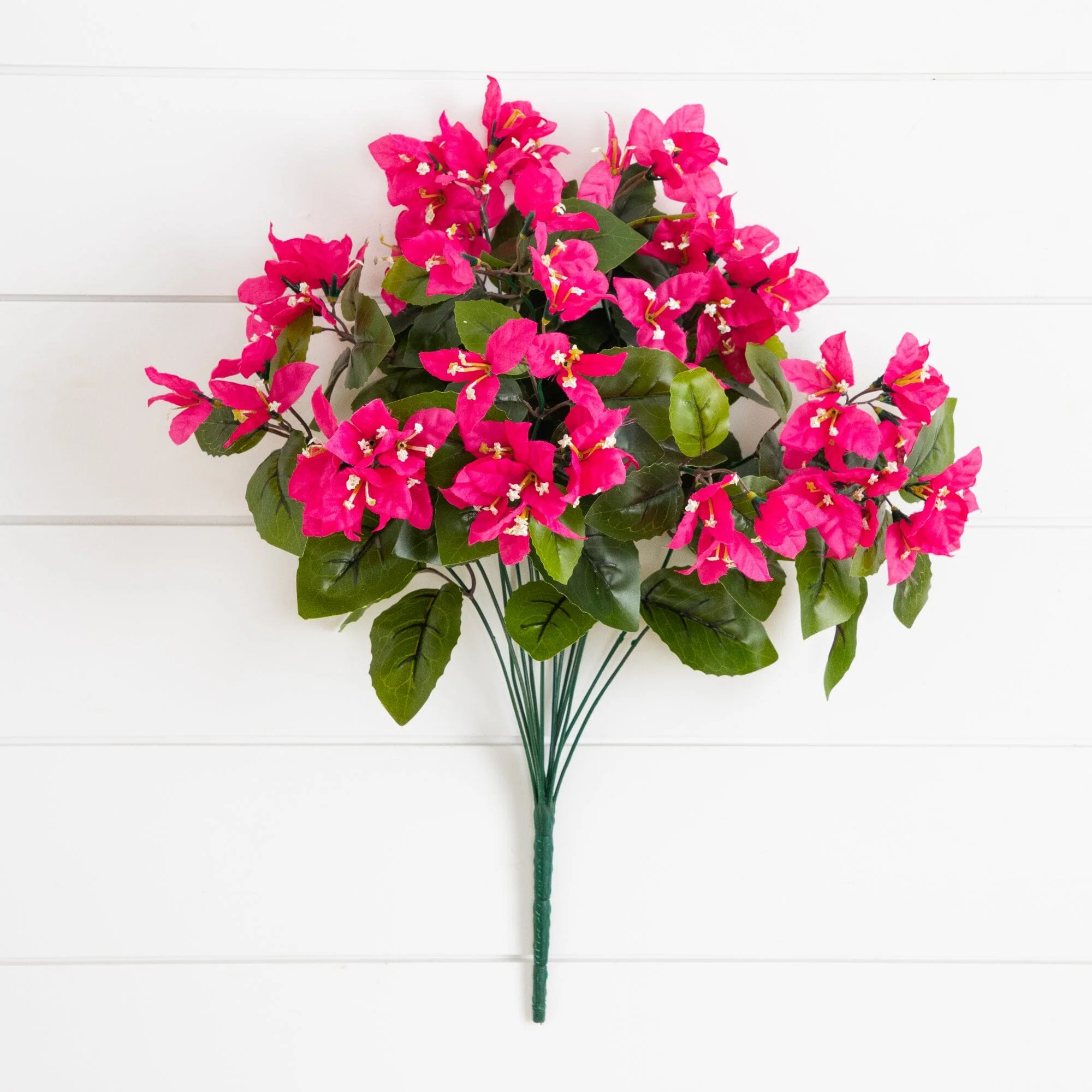 19" UV Resistant Artificial Bougainvillea Bush (Indoor/Outdoor) - Set of 4 - Image 19