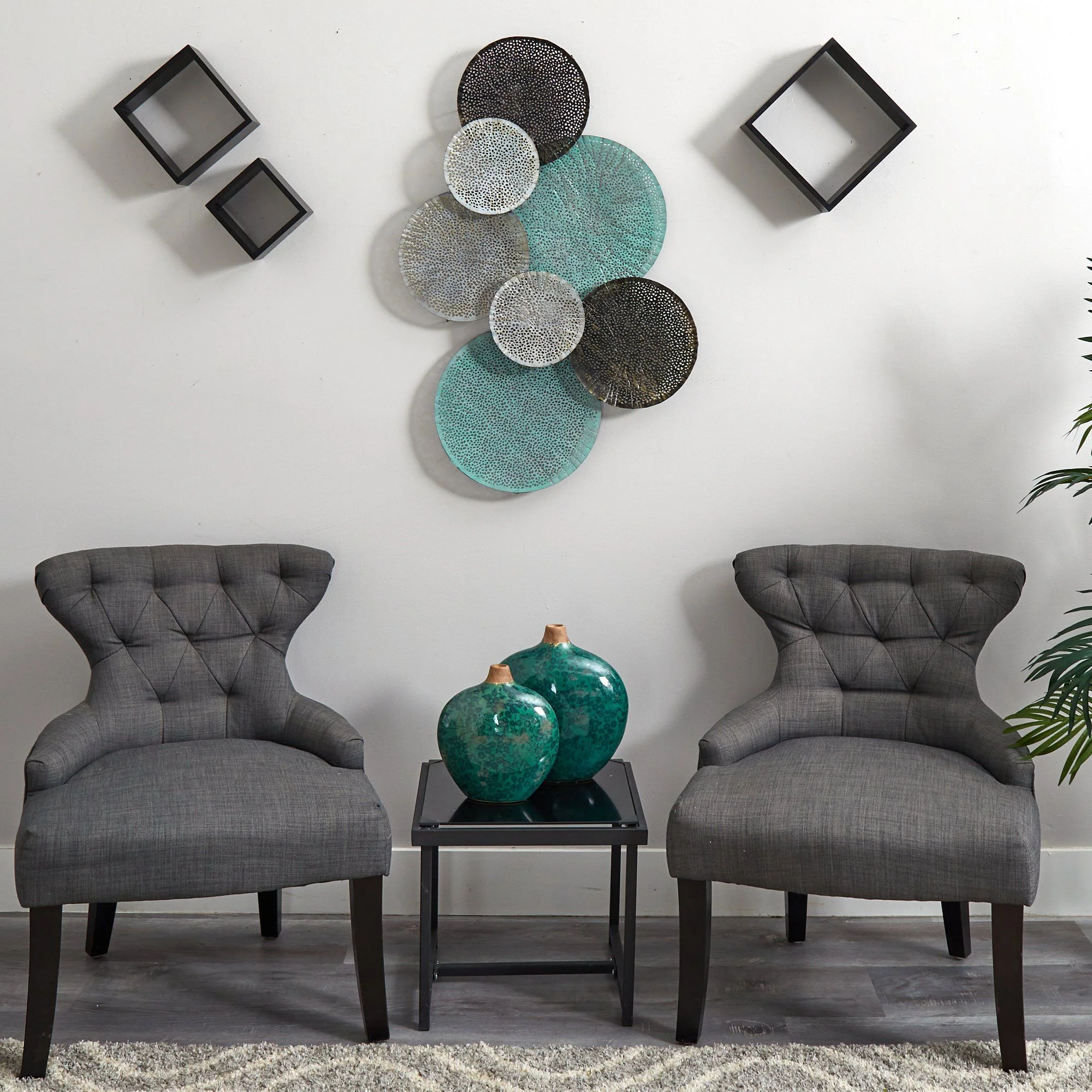 2.5’ x 1’  Layered Metal Wall Art Decor - Image 4