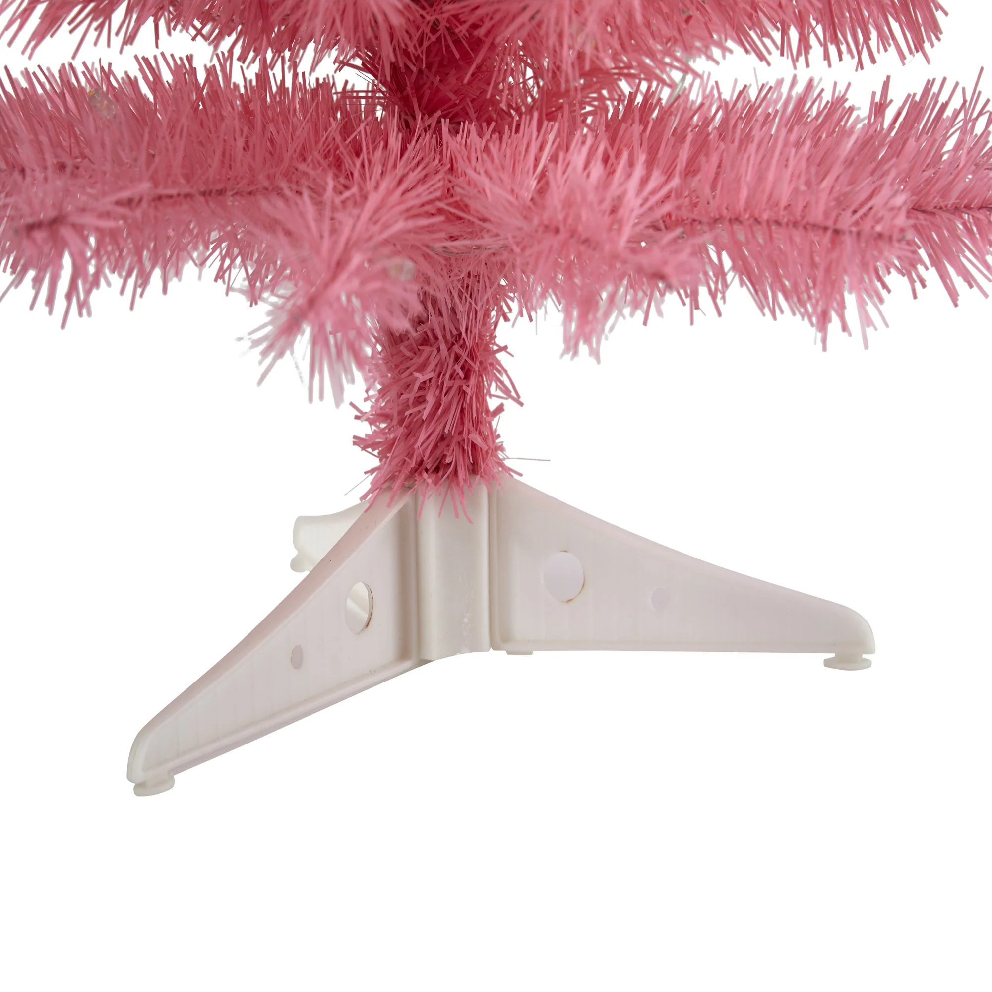 2’ Pink Artificial Christmas Tree with 35 LED Lights and 72 Bendable Branches - Image 5