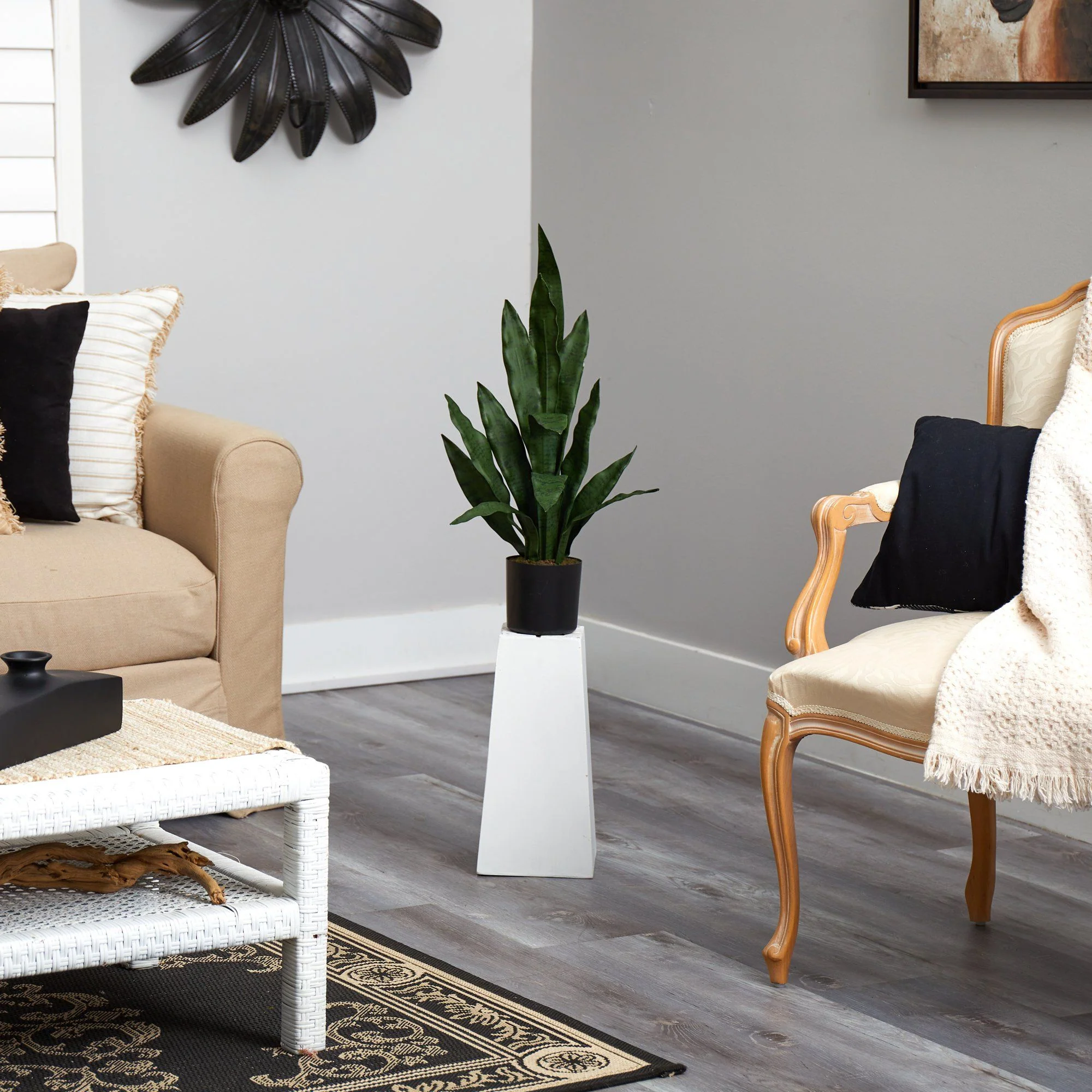 2’ Sansevieria Artificial Plant - Image 4