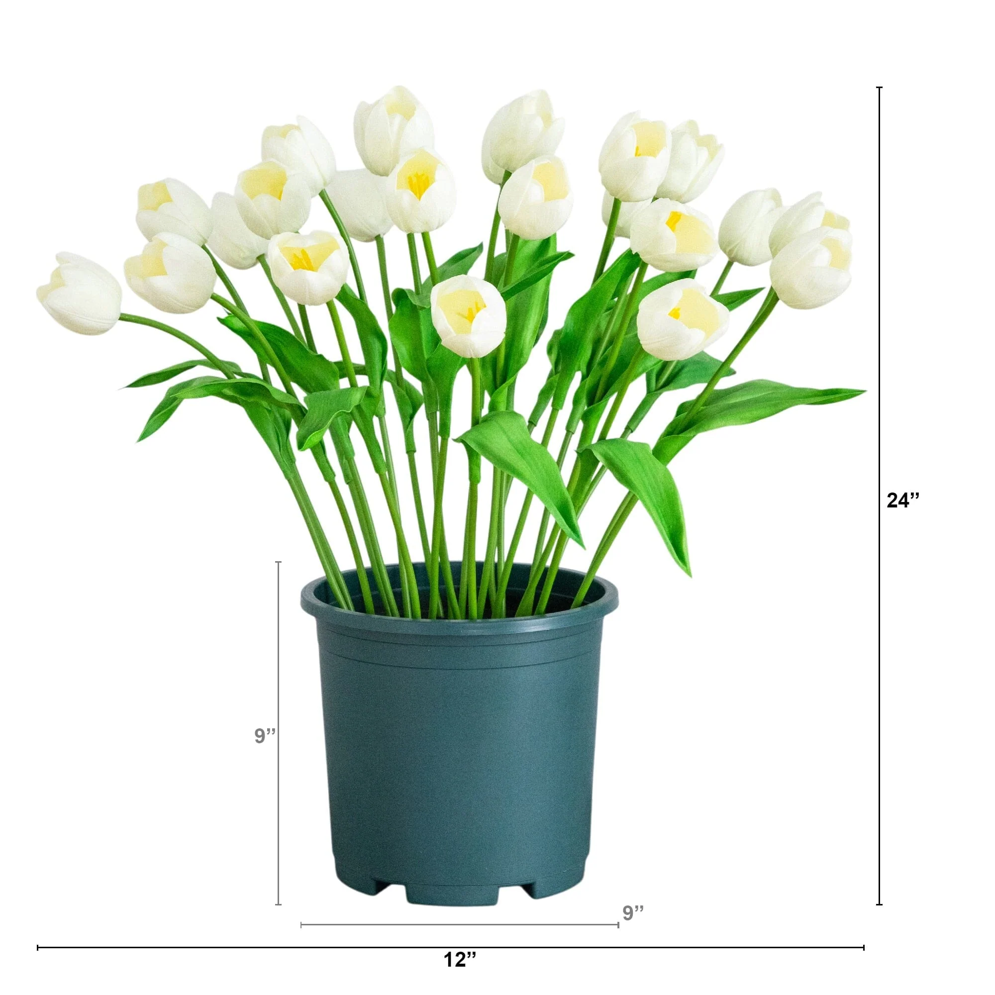 2' UV Resistant Artificial Tulip Plant (Indoor/Outdoor) - Image 5