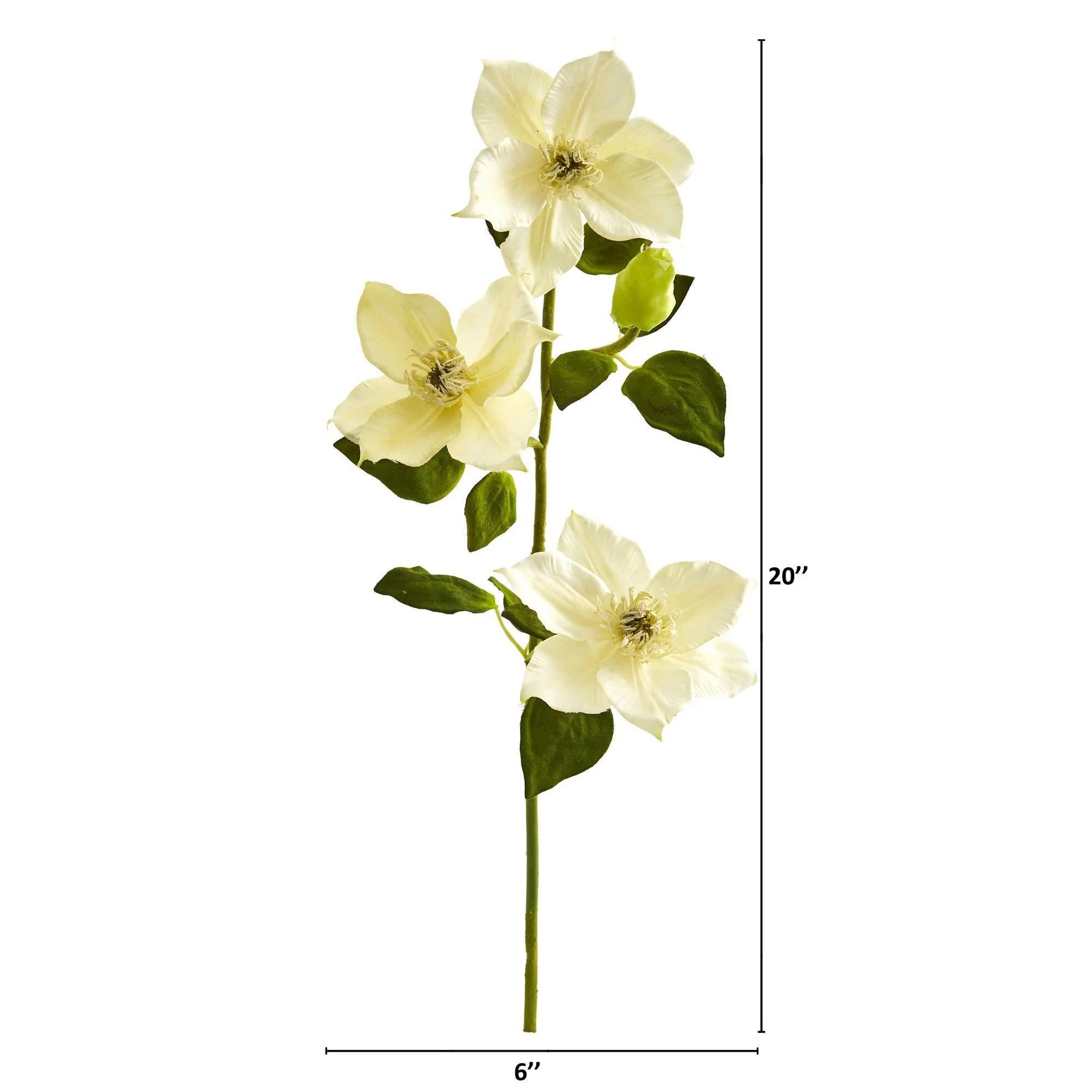20” Artificial Flower Spray (Set of 6) - Image 2