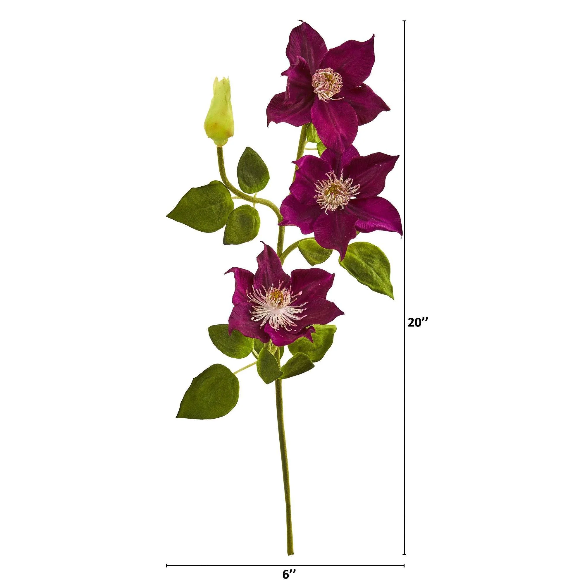 20” Artificial Flower Spray (Set of 6) - Image 6