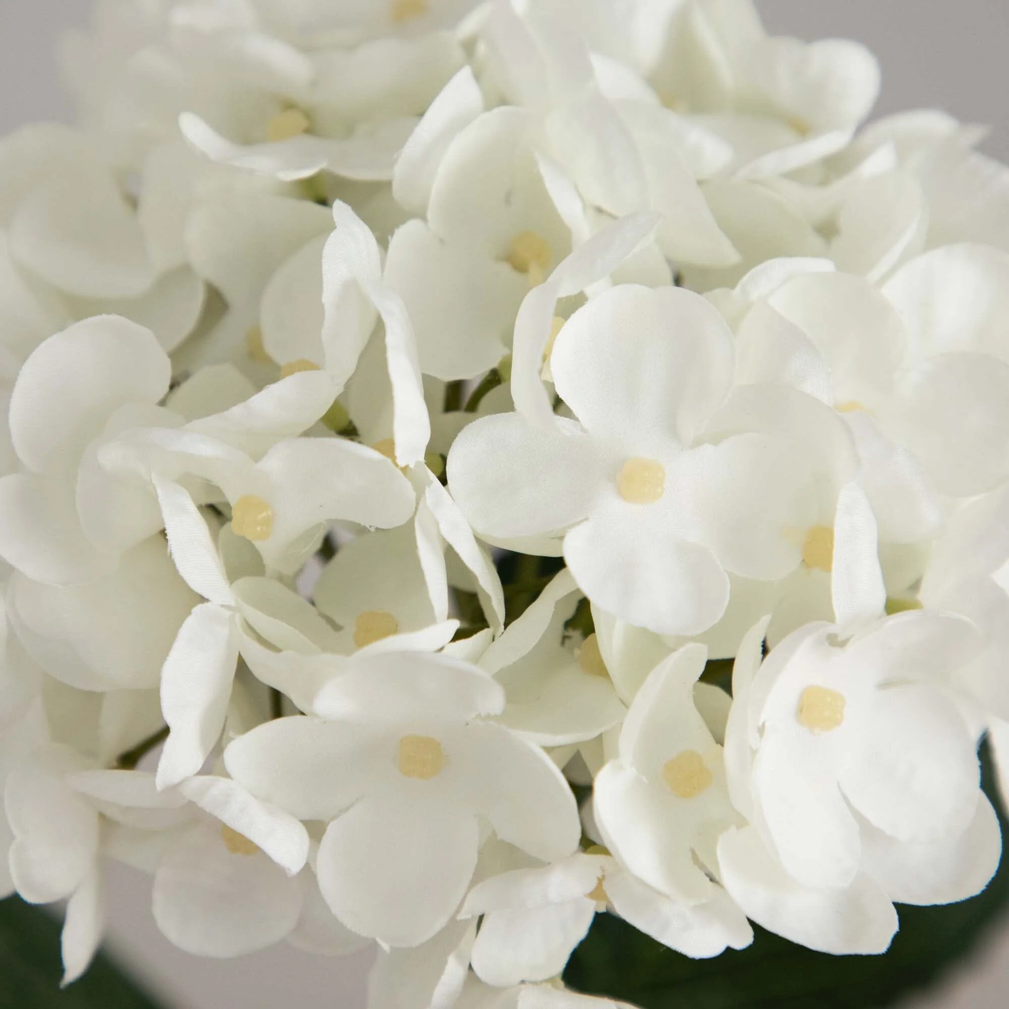 20" Artificial Hydrangea Flower Stems- Set of 3 - Image 16