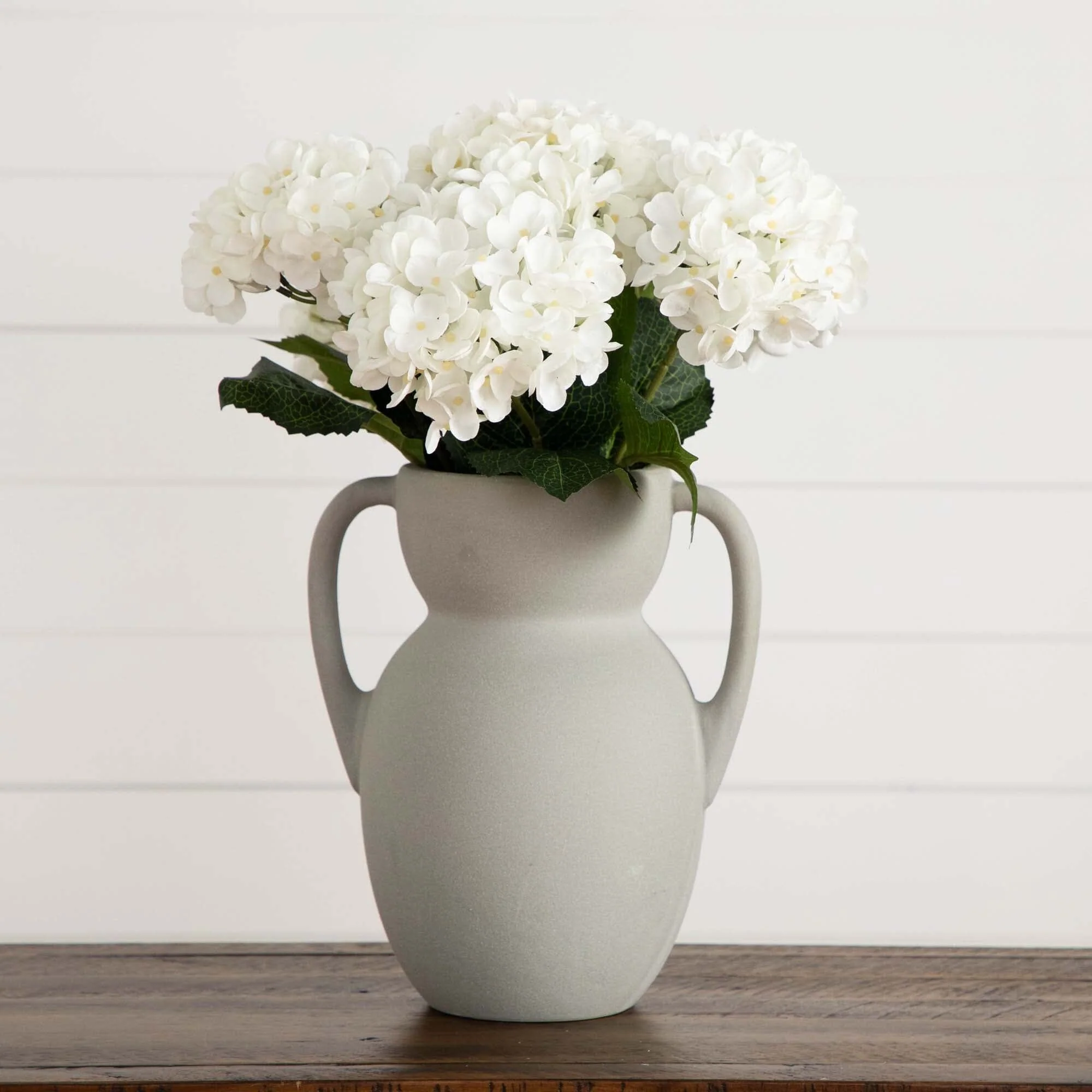 20" Artificial Hydrangea Flower Stems- Set of 3 - Image 17