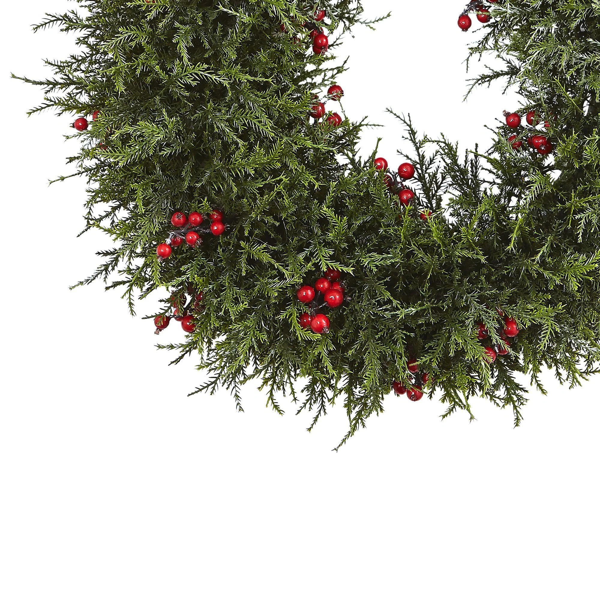 20” Cedar Berry Wreath - Image 3