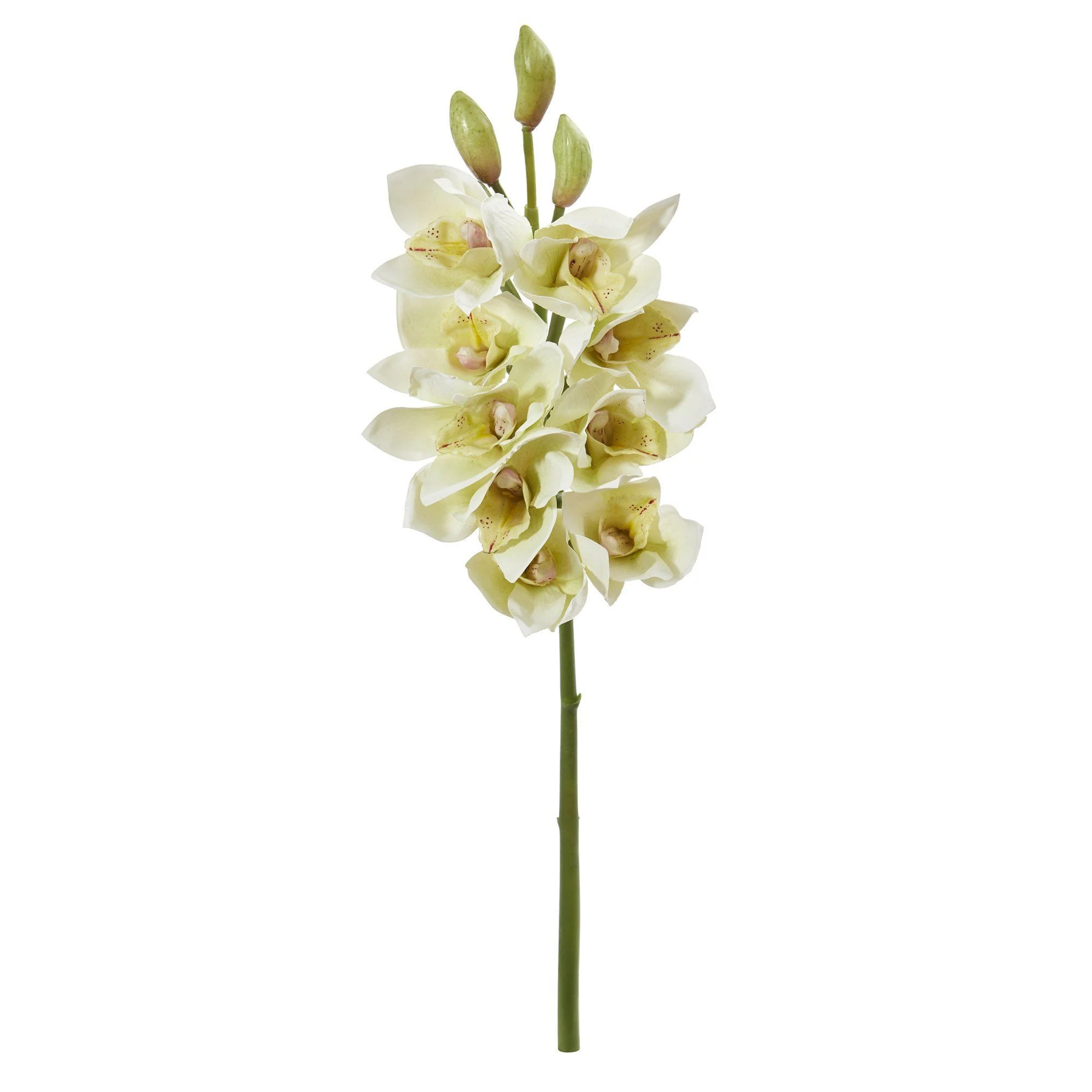 20” Cymbidium Orchid Artificial Flower (Set of 4) - Image 10